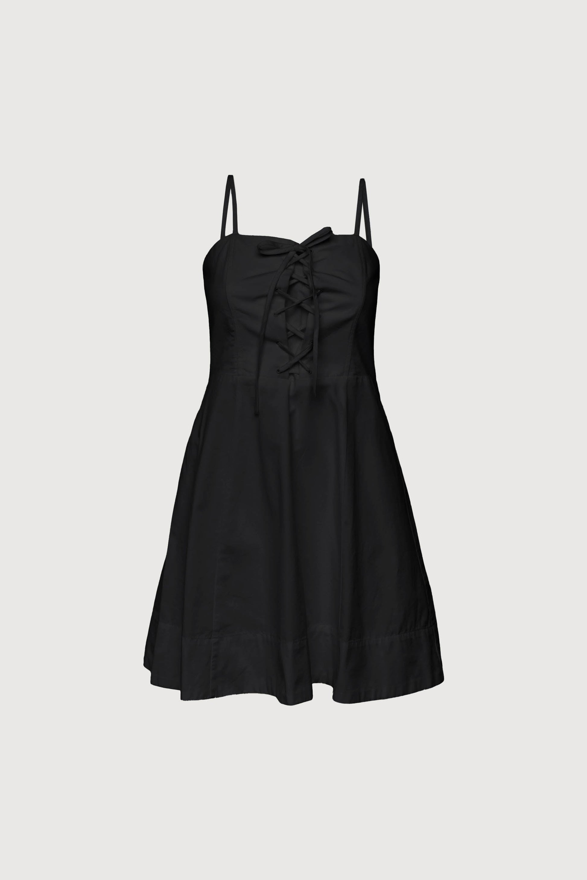 MINI-ROBE BUSTIER À LACETS