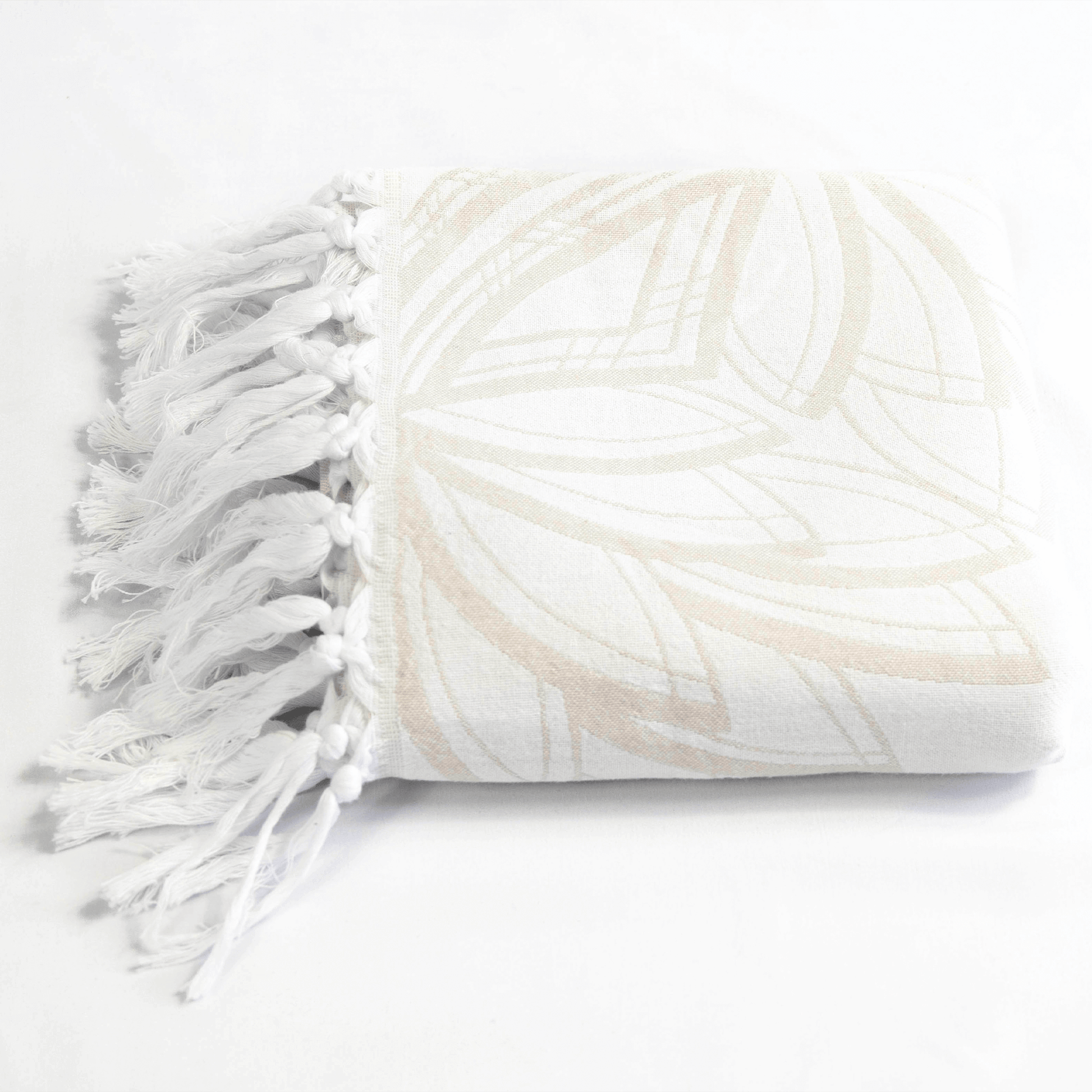 Turkish Towels Canada | Body Towel | Oat + White
