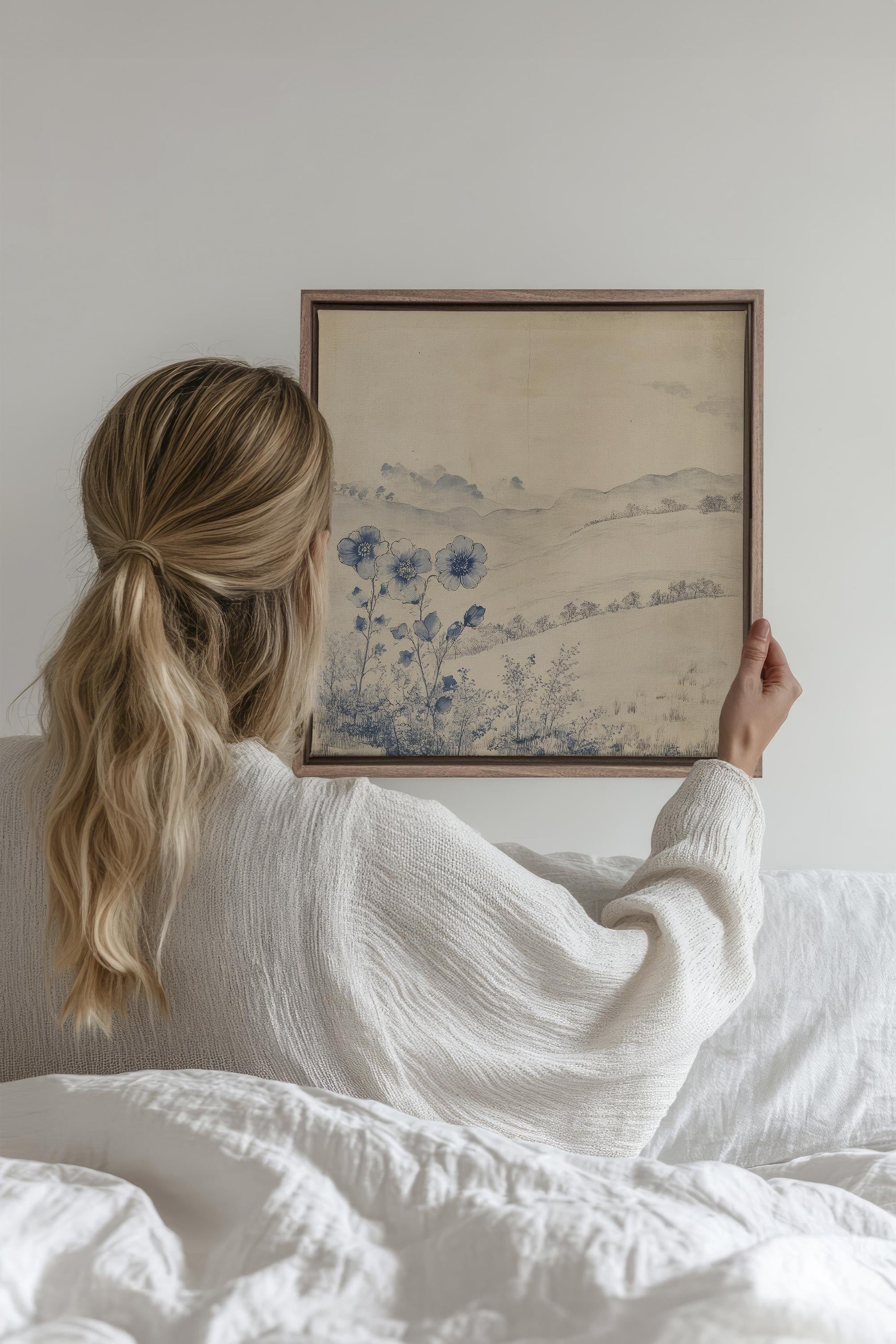 FLORAL HILLS, Stretched Canvas Artwork