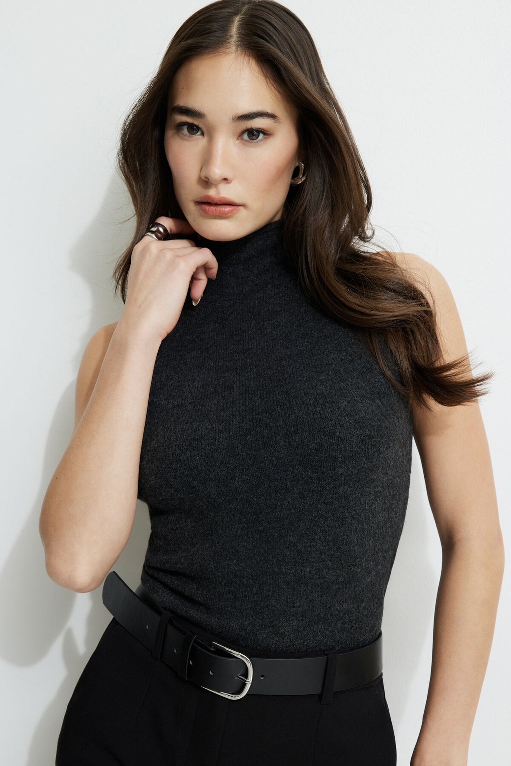 Heavenlyarn™ Mock Neck Tank Top