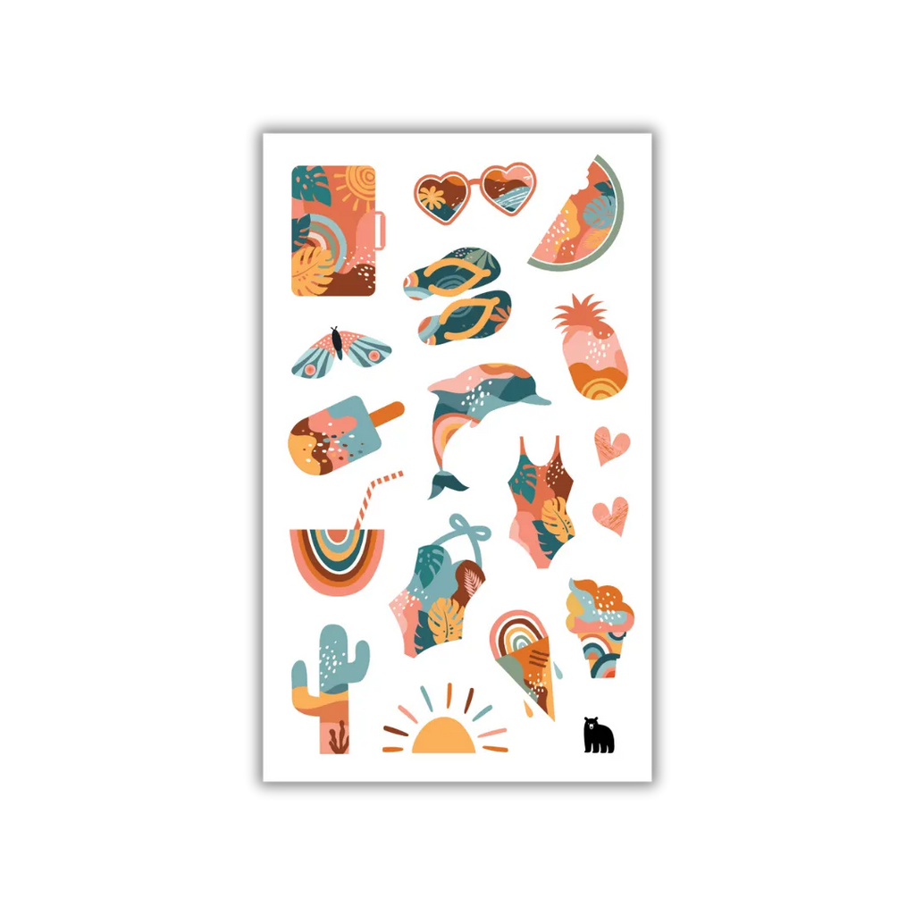 Boho Vibes - Four Bears Sticker Club