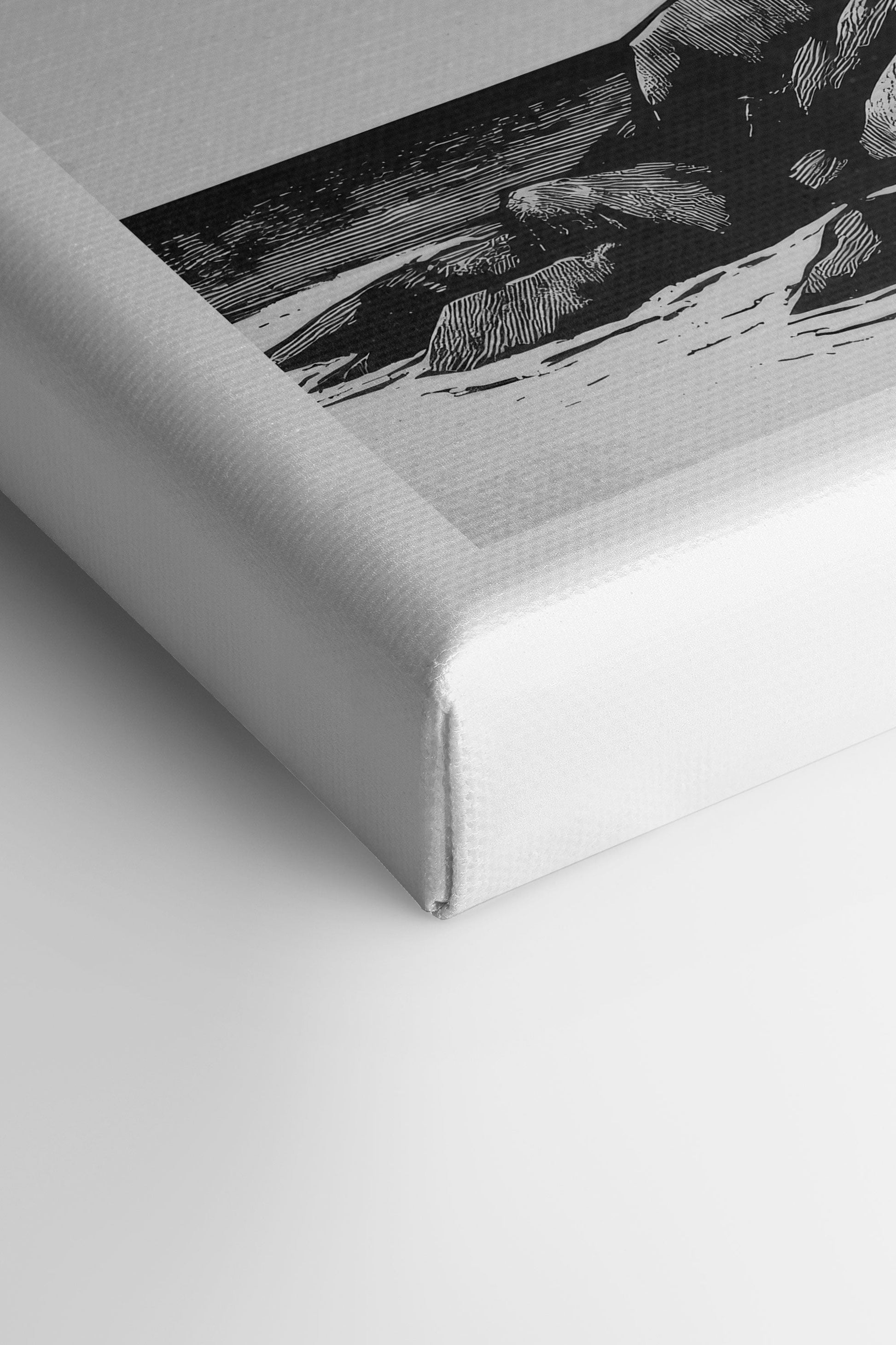 Rocky Shore Light, Stretched Canvas Artwork