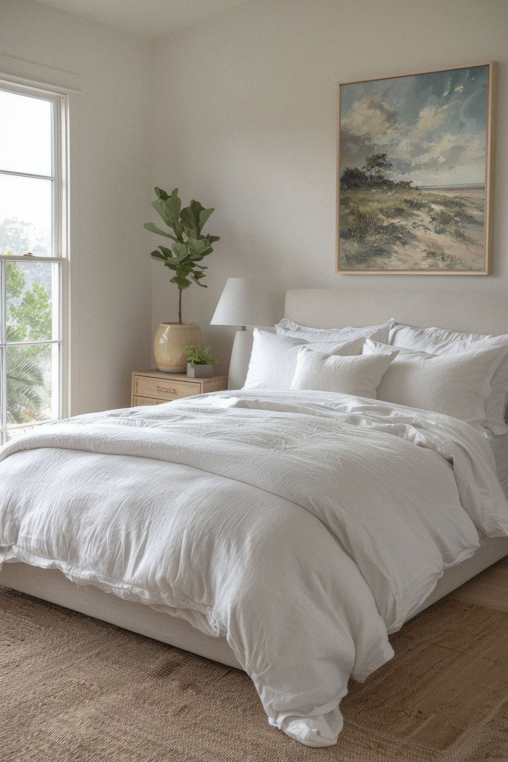 LUSH LITTORAL, Stretched Canvas Artwork