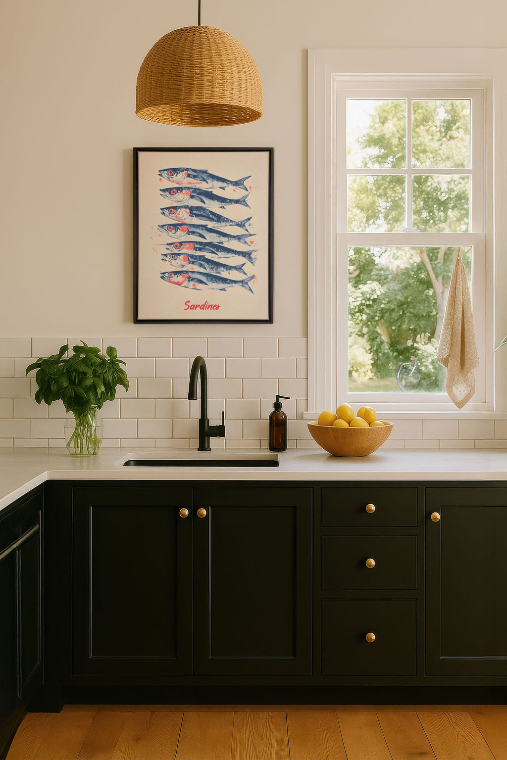THE SARDINES, Stretched Canvas Artwork