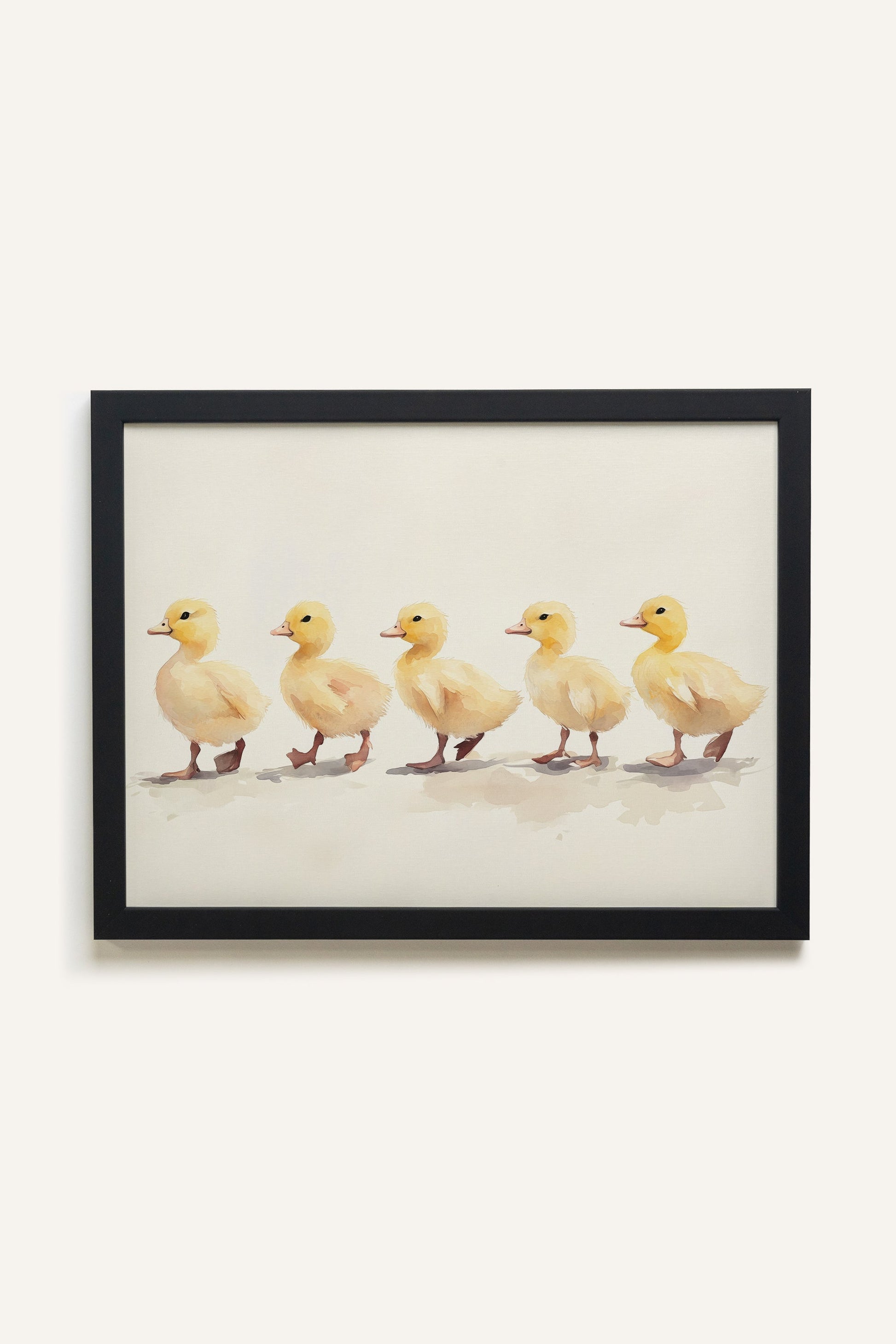 SMALL MARKET, Framed Stretched Canvas