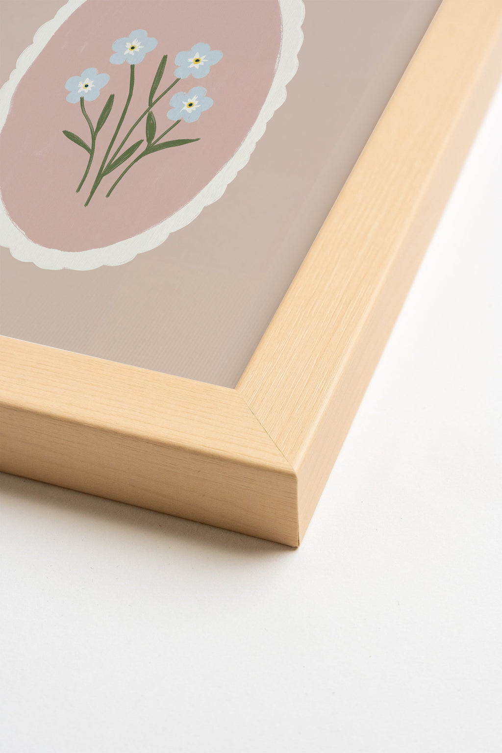 Tender Flowers, Framed Stretched Canvas
