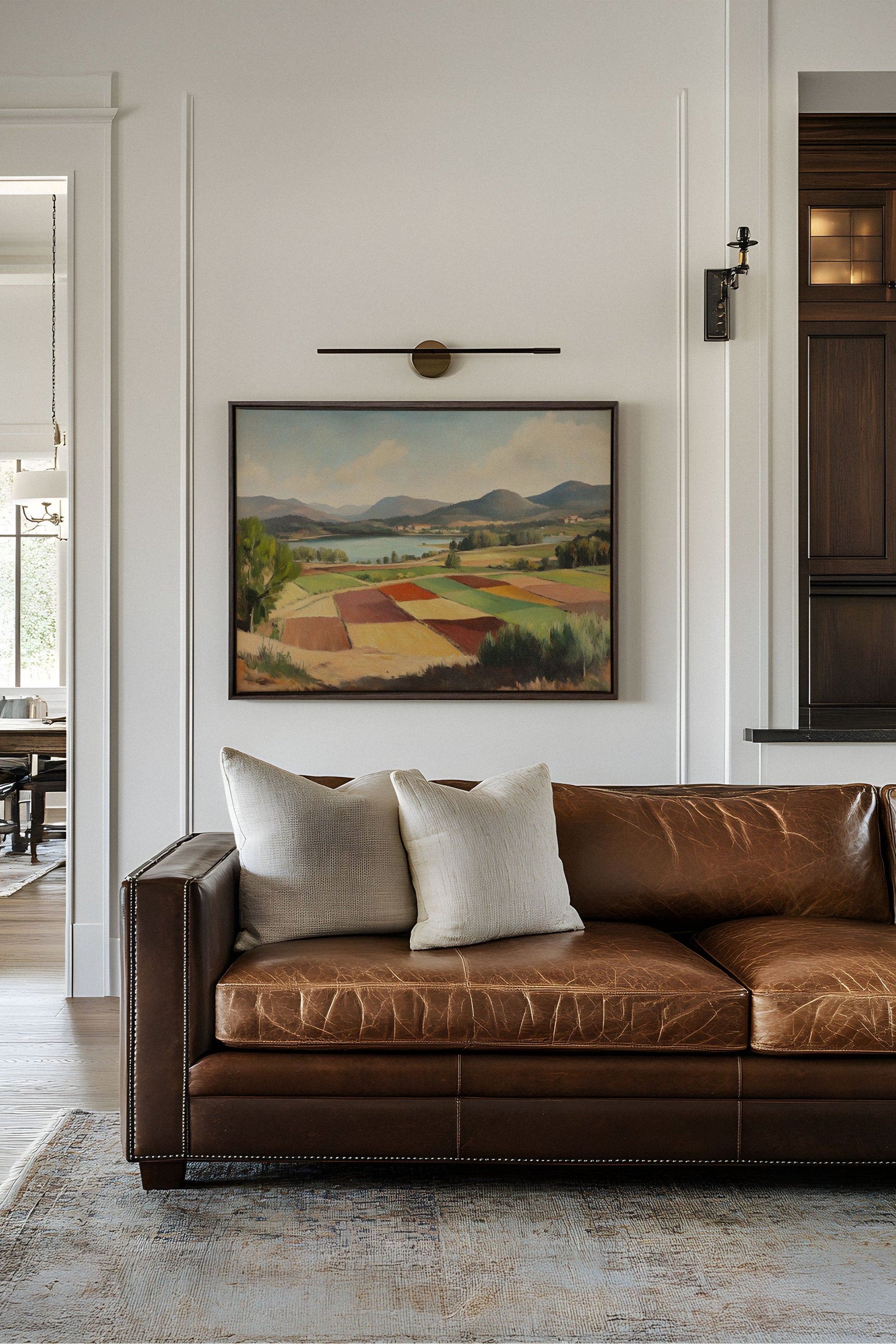 RUSTIC PALETTE, Stretched Canvas Artwork