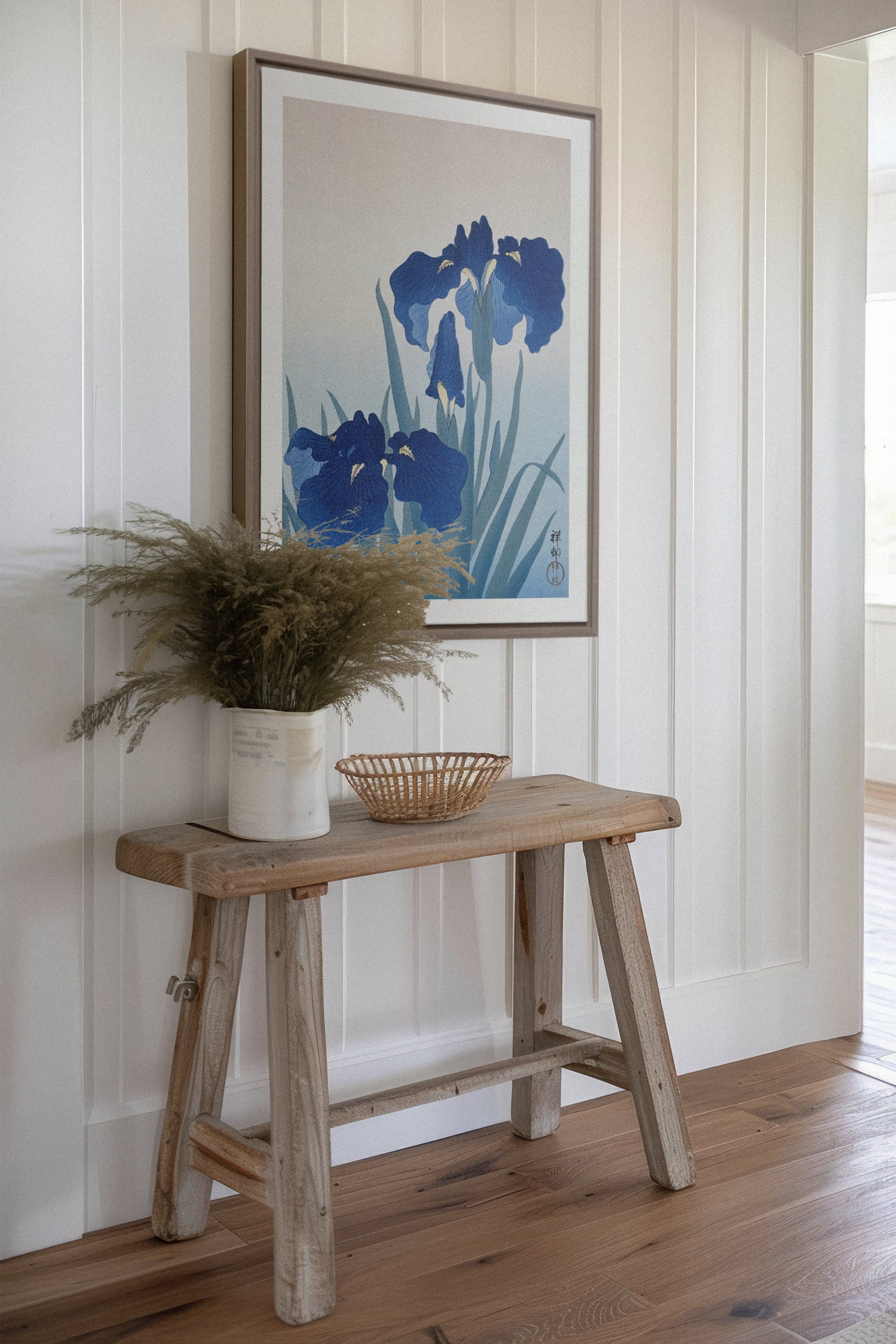 IRIS FLOWERS, Stretched Canvas Artwork