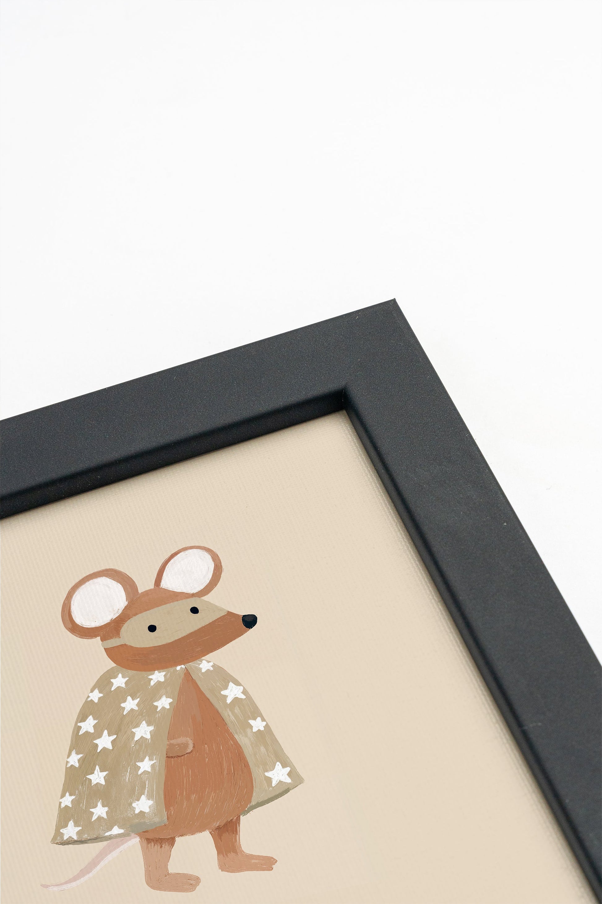 Heroic Mouse, Framed Stretched Canvas