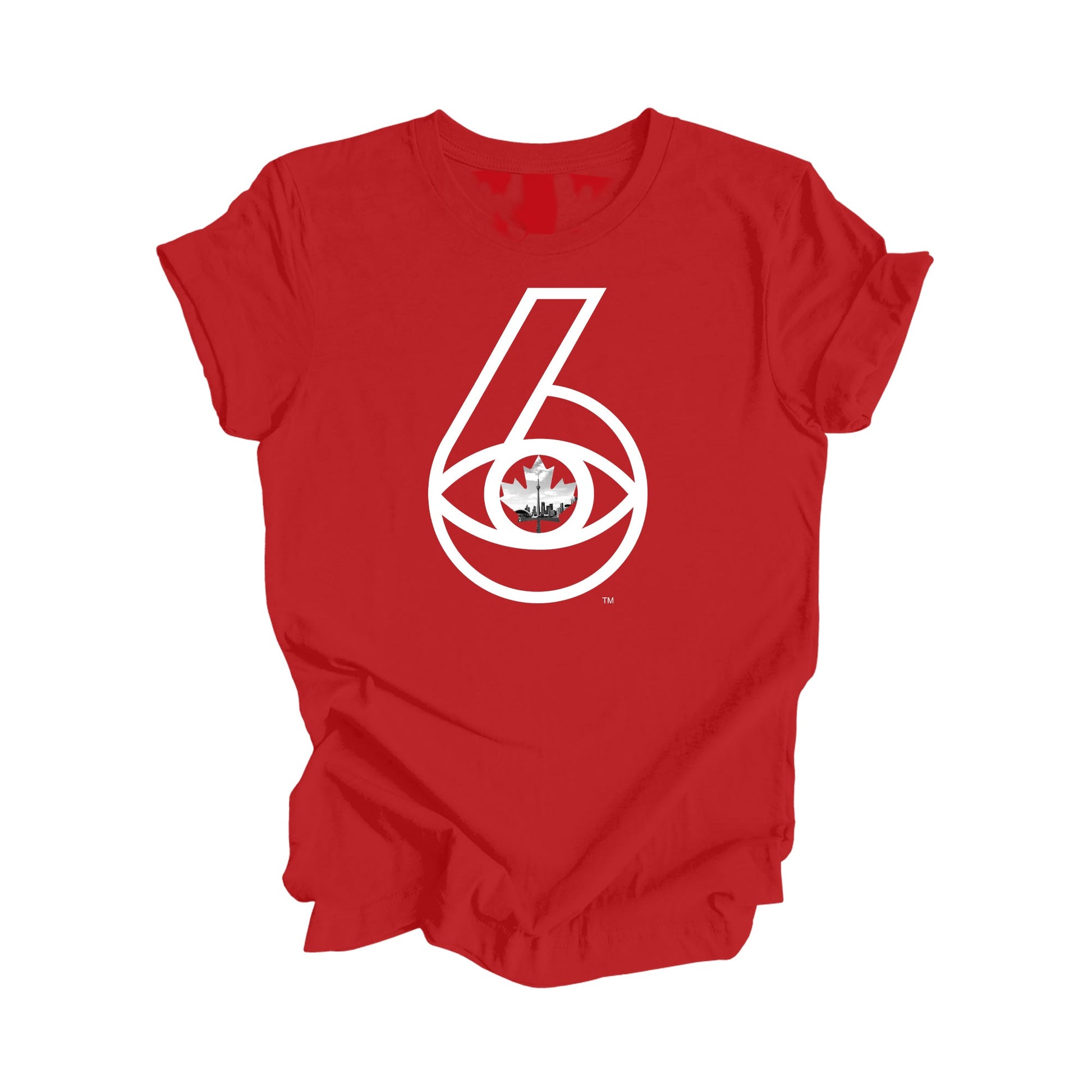 6 Visions Toronto Skyline - Toronto Gift Maple Leaf T-Shirt - Inspired X