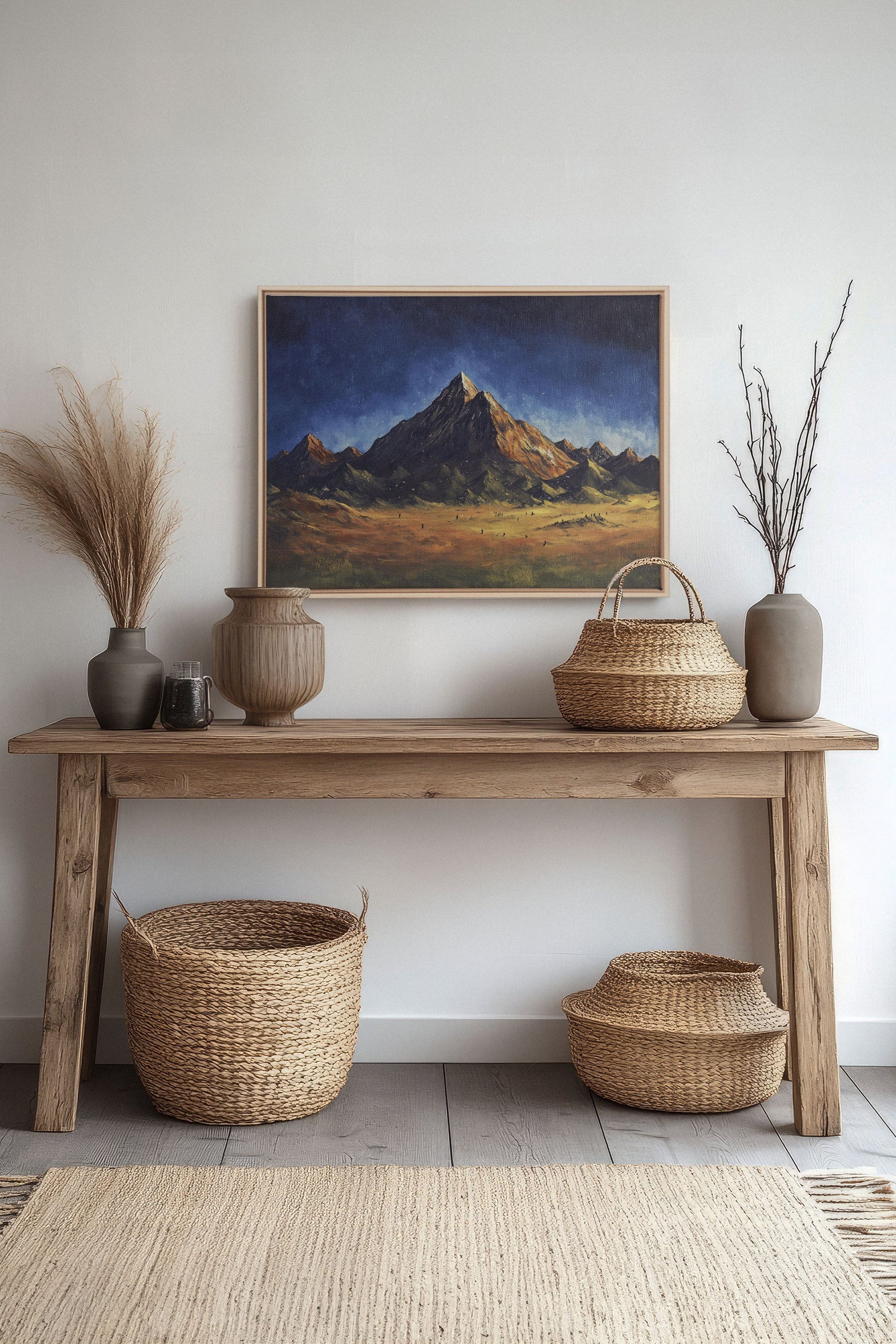 Starlit Heights, Stretched Canvas Artwork