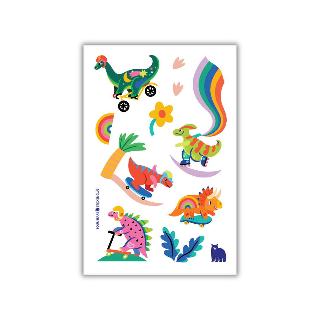 Escouade Skate-a-Saurus