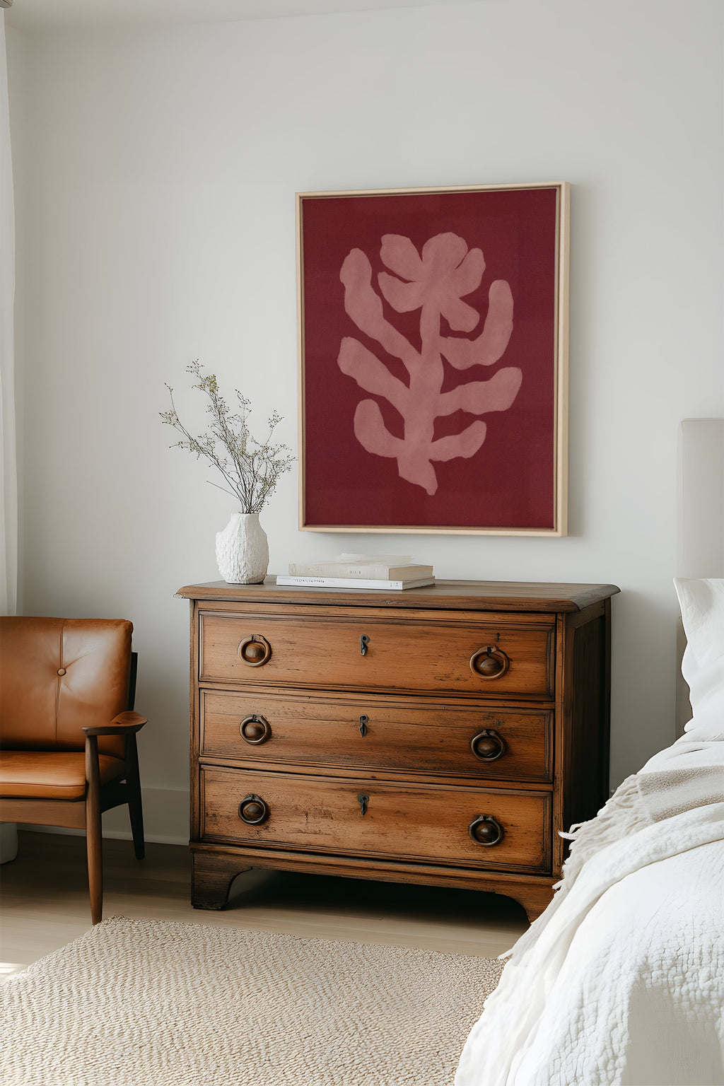 Red Cherry, Stretched Canvas Artwork