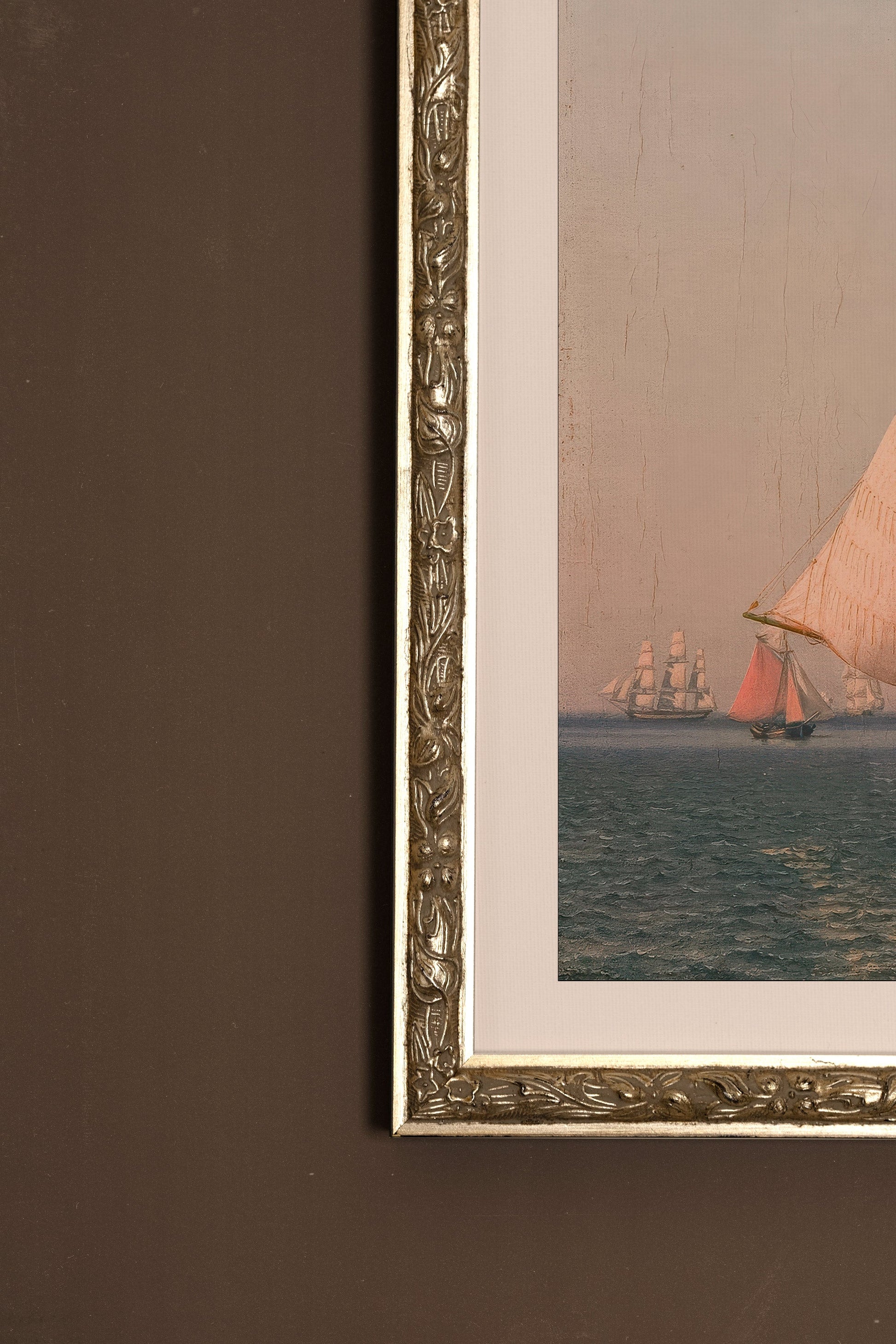 The Promise of Waves, Vintage Silver Frame