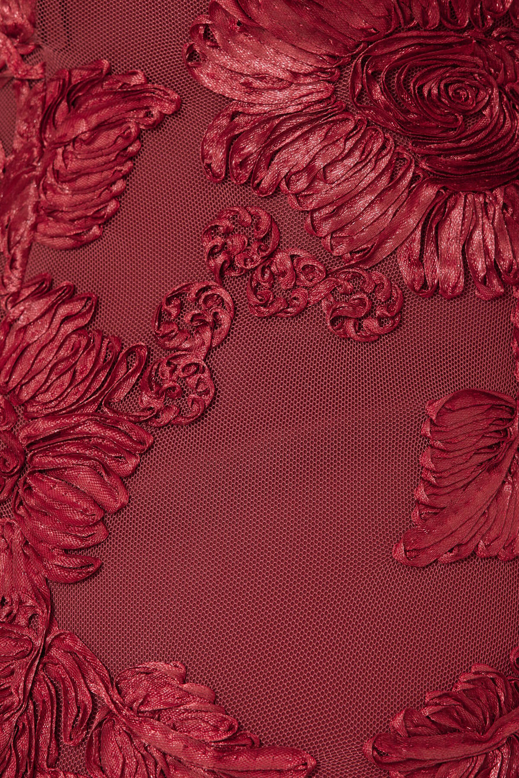 Robe longue à broderie florale