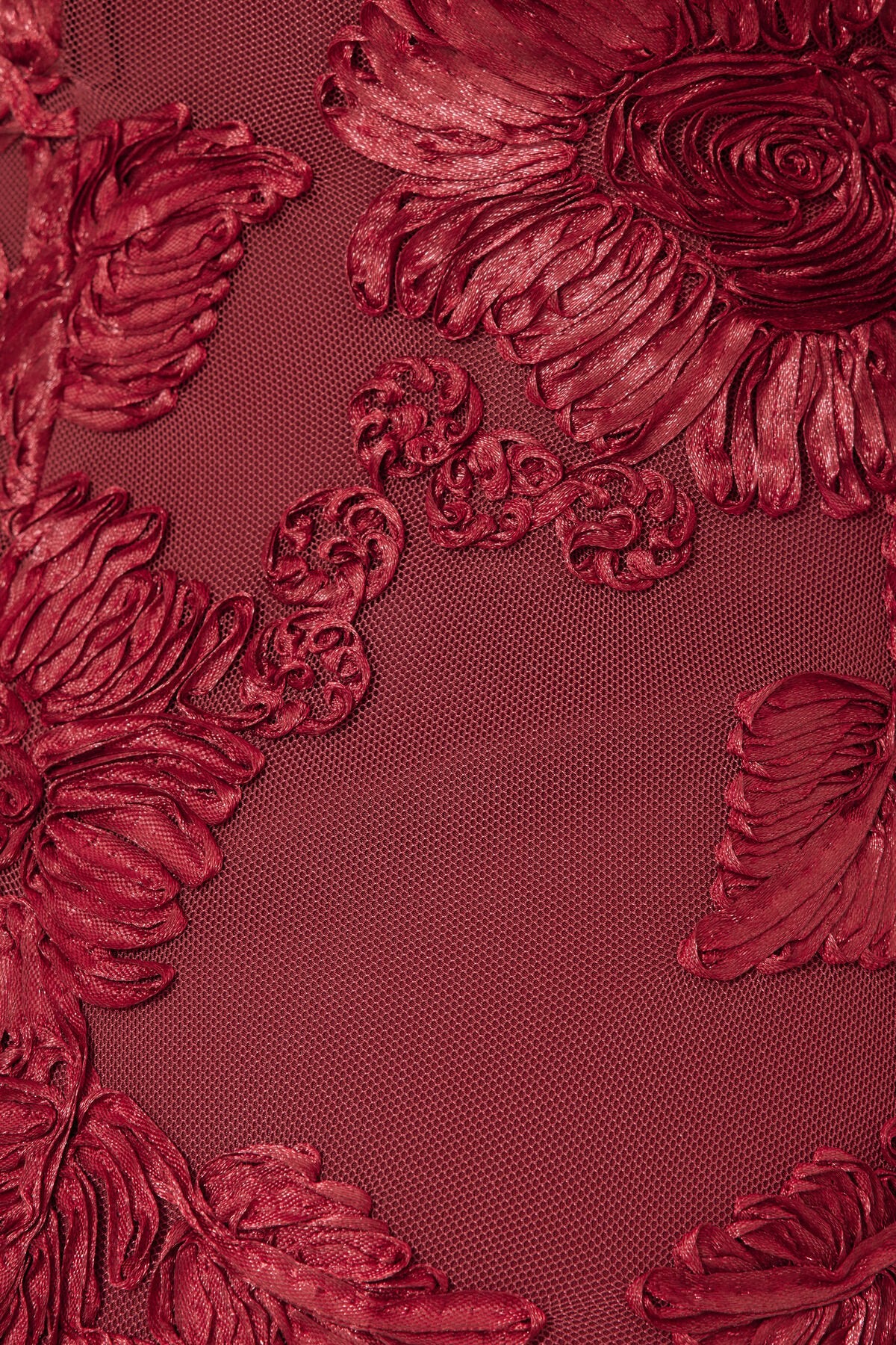 Robe longue à broderie florale