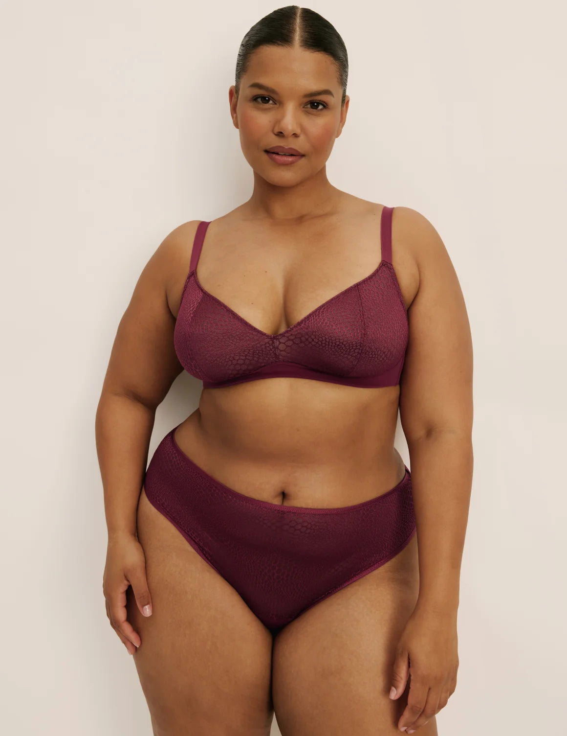 Light Leakproof Gossamer Lace French Cut