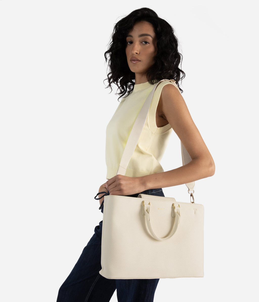 SEVYN Vegan Satchel - Grain