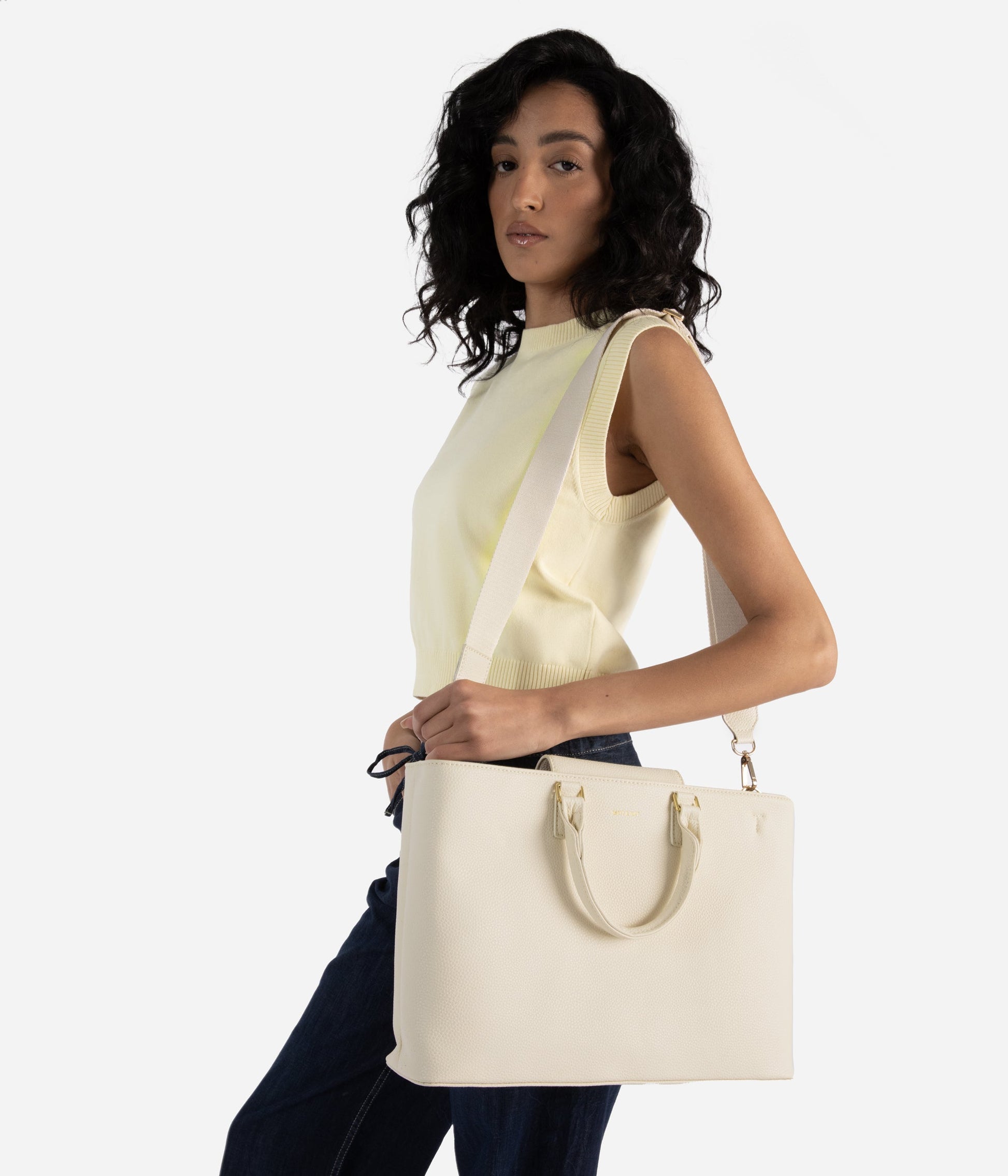 SEVYN Vegan Satchel - Grain