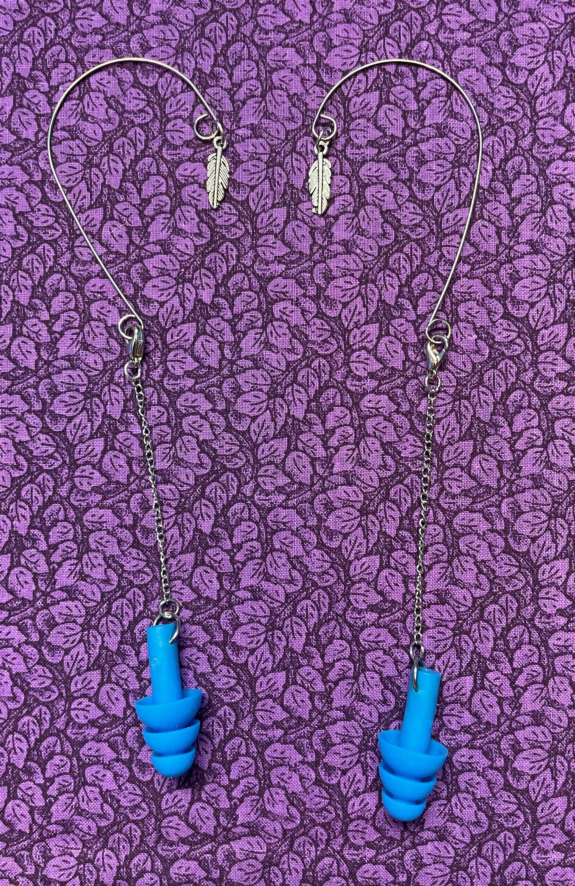 Boucles d'oreilles sensorielles minimalistes et légères - Portez-les sans oreilles percées - Argent 