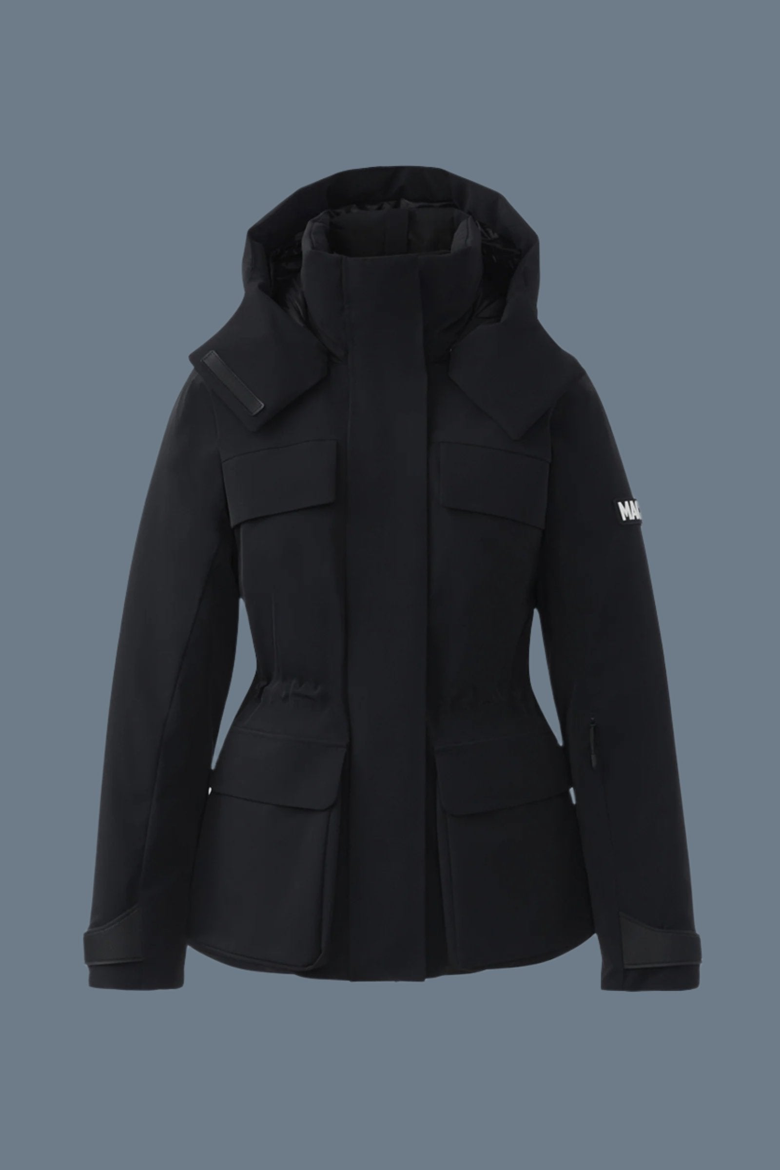 Veste de ski en duvet moyen ICLYN-R avec capuche amovible