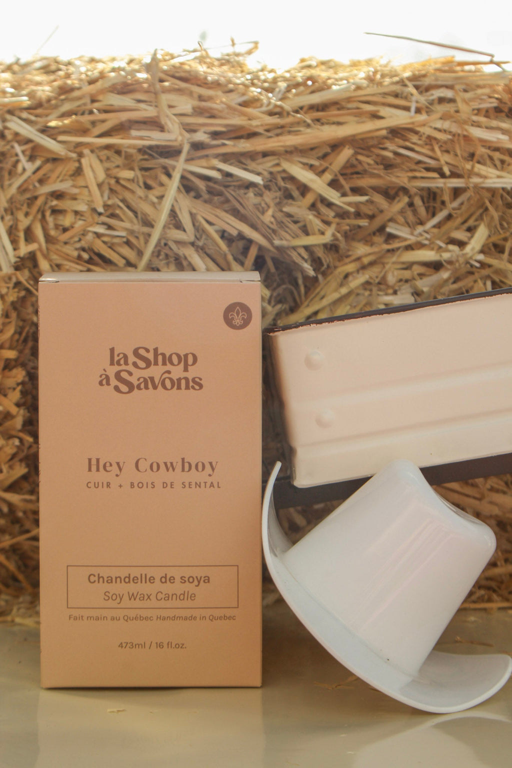 16 oz Soy Candle - Hey Cowboy