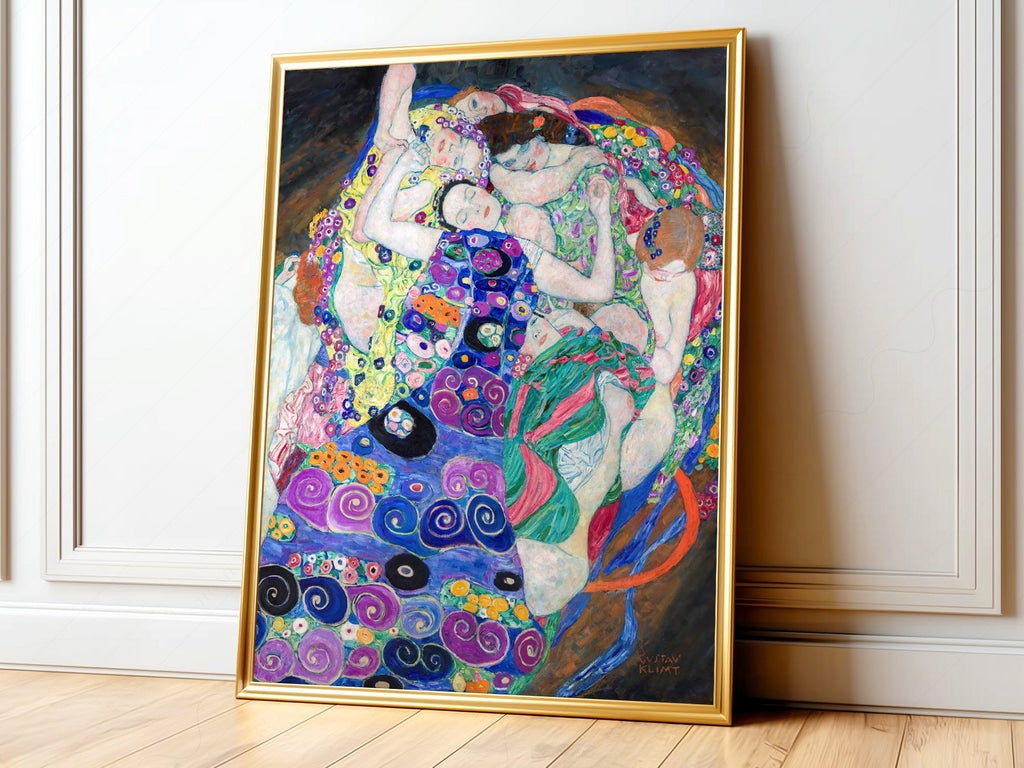 Gustav Klimt The Virgin Art Print – Art Nouveau Wall Decor Poster