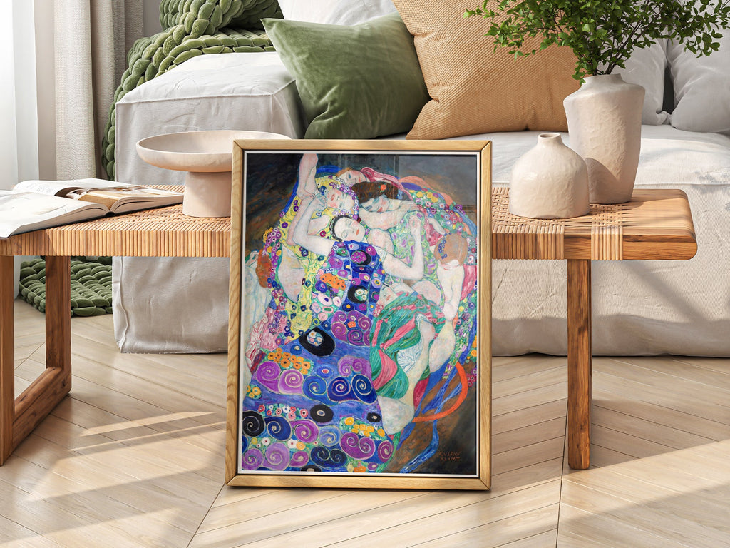 Gustav Klimt The Virgin Art Print – Art Nouveau Wall Decor Poster