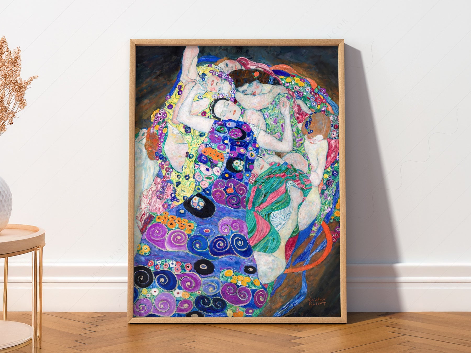 Gustav Klimt The Virgin Art Print – Art Nouveau Wall Decor Poster