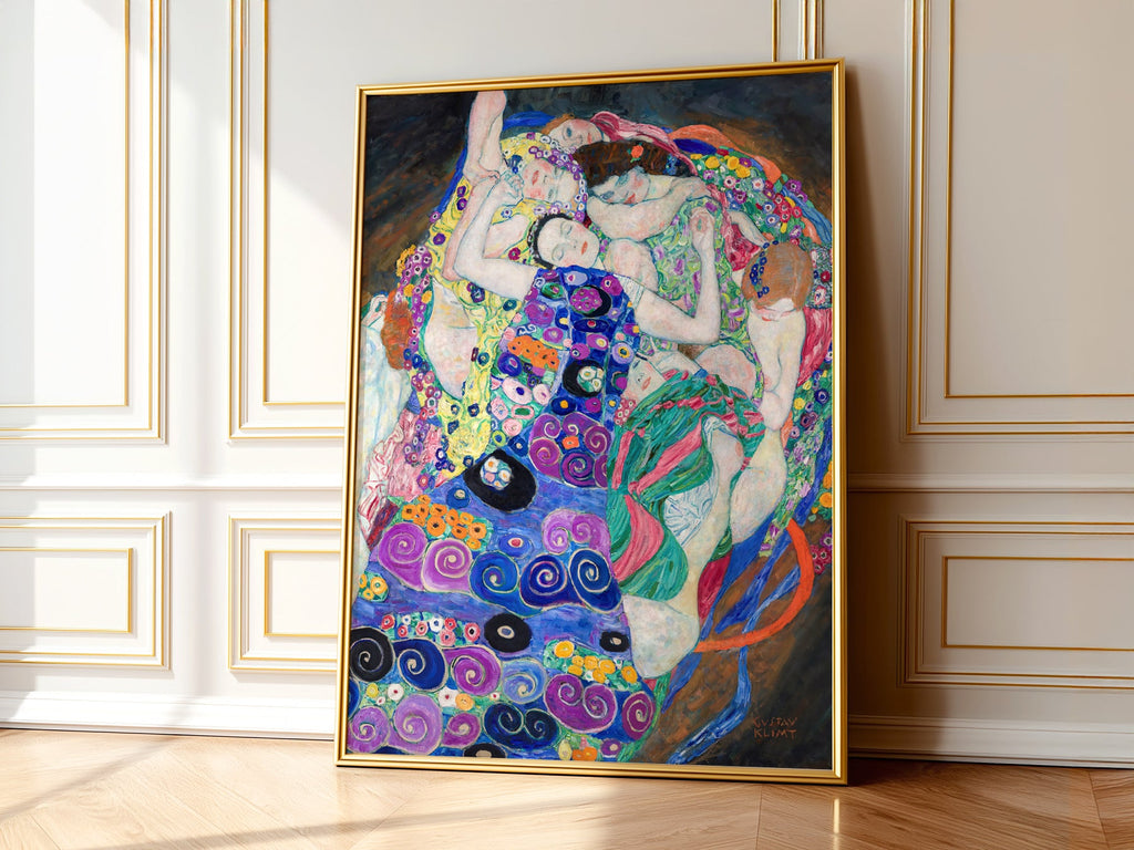 Gustav Klimt The Virgin Art Print – Art Nouveau Wall Decor Poster