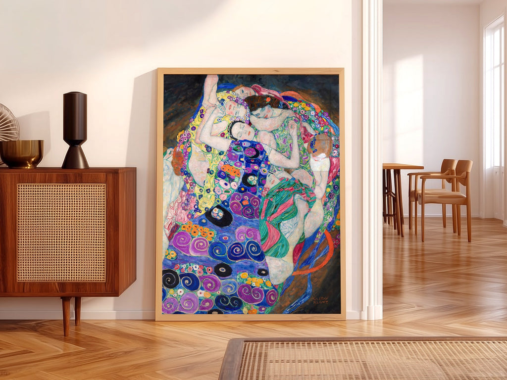 Gustav Klimt The Virgin Art Print – Art Nouveau Wall Decor Poster