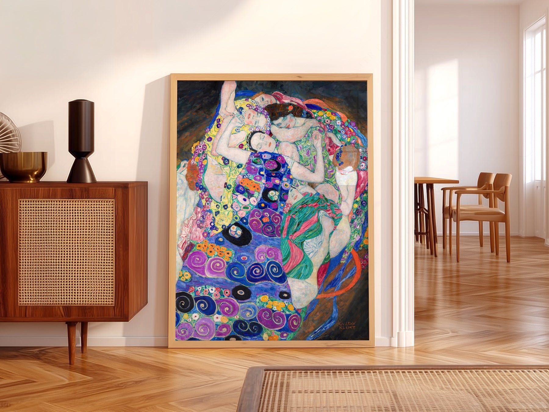Gustav Klimt The Virgin Art Print – Art Nouveau Wall Decor Poster