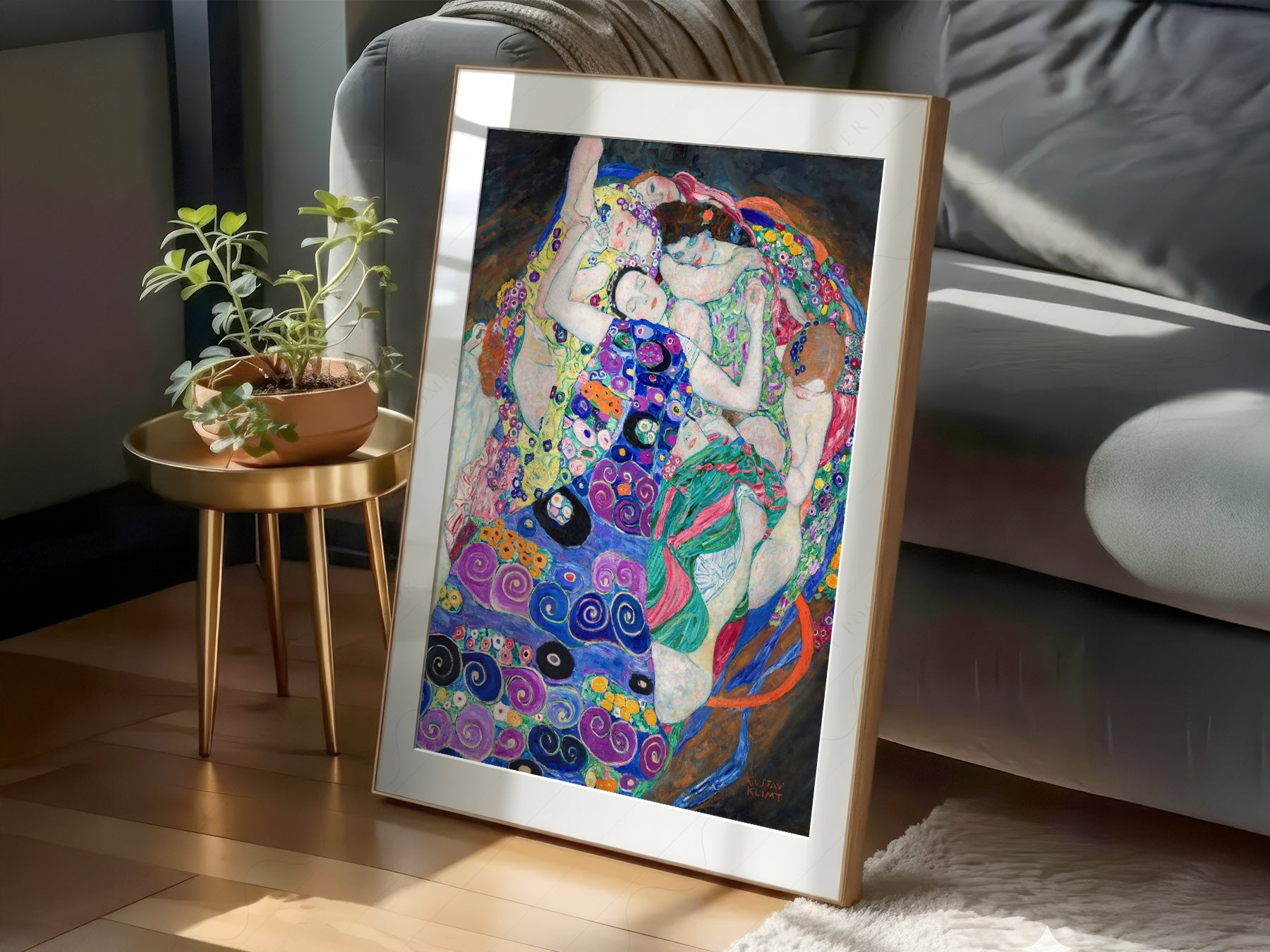 Gustav Klimt The Virgin Art Print – Art Nouveau Wall Decor Poster