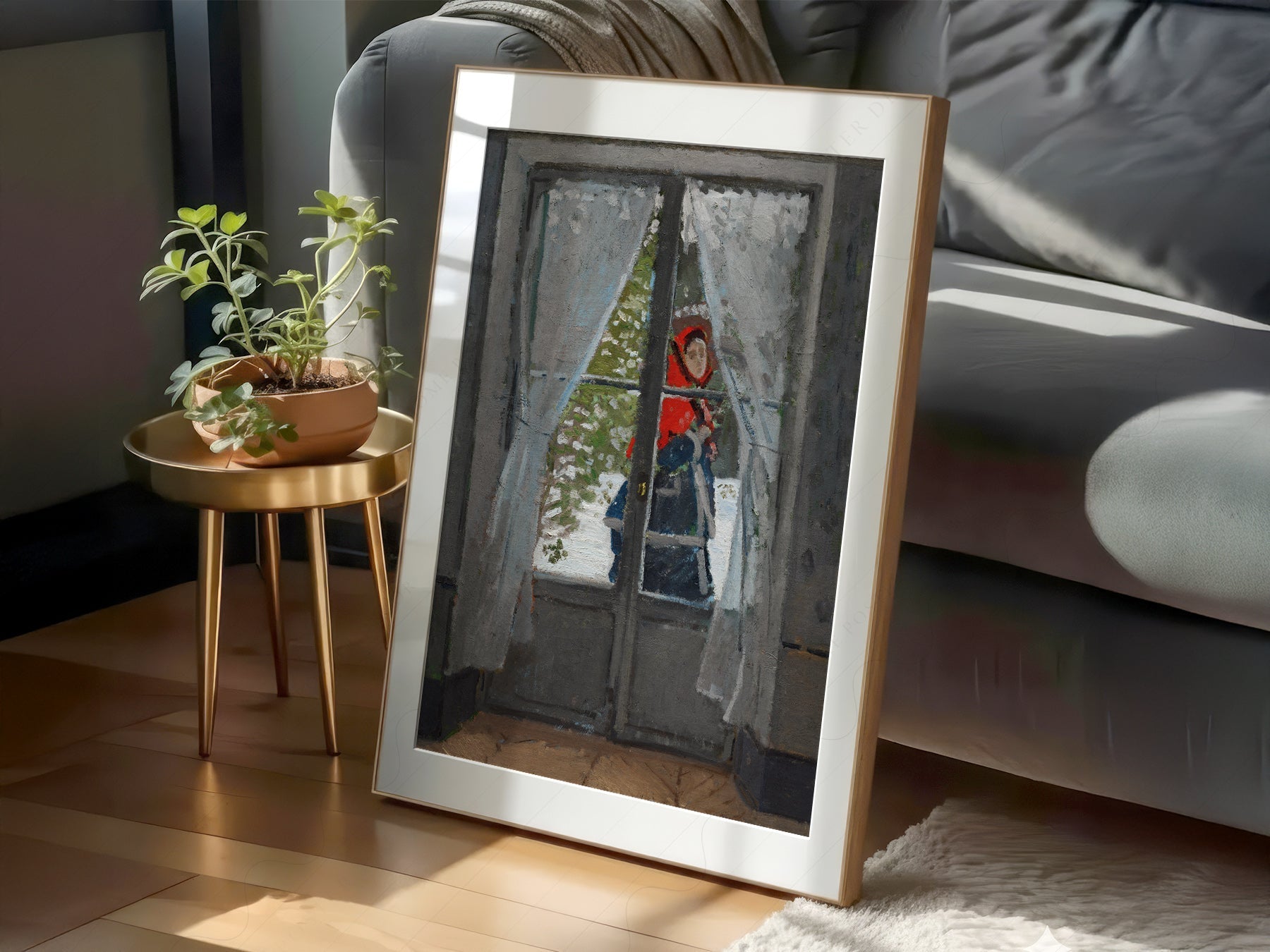 Claude Monet The Red Kerchief - Museum Art Print