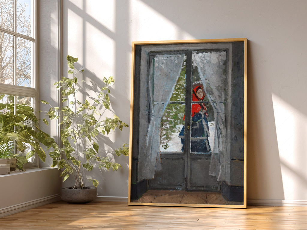 Claude Monet The Red Kerchief - Museum Art Print