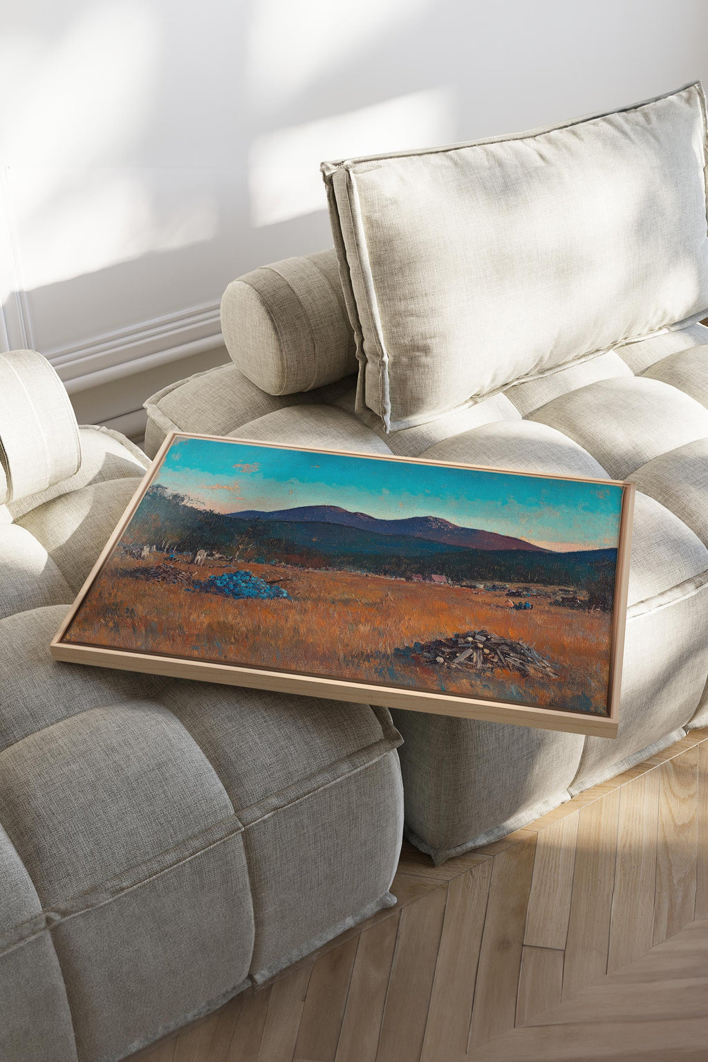 Evening Harvest, Stretched Canvas Artwork