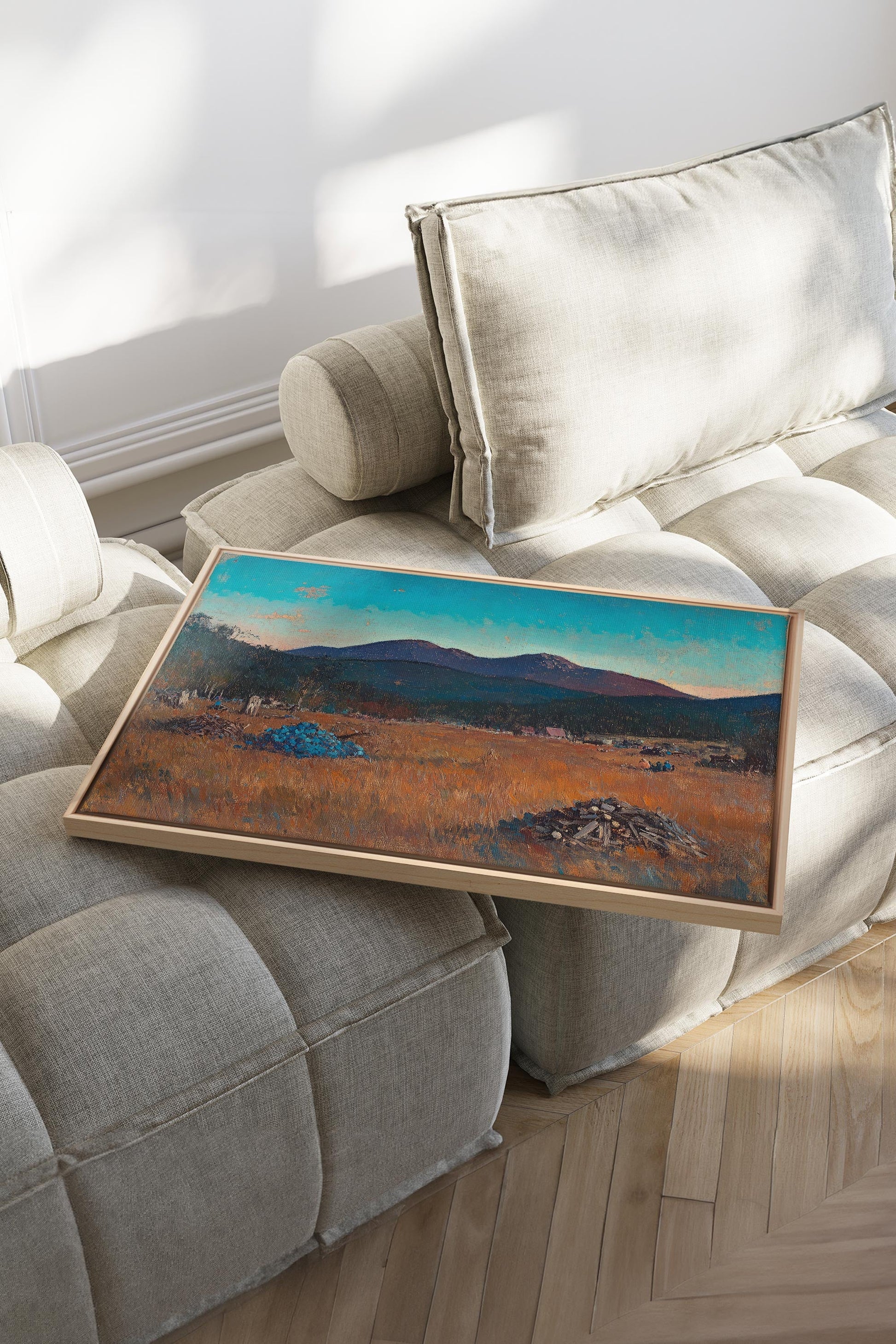 Evening Harvest, Stretched Canvas Artwork