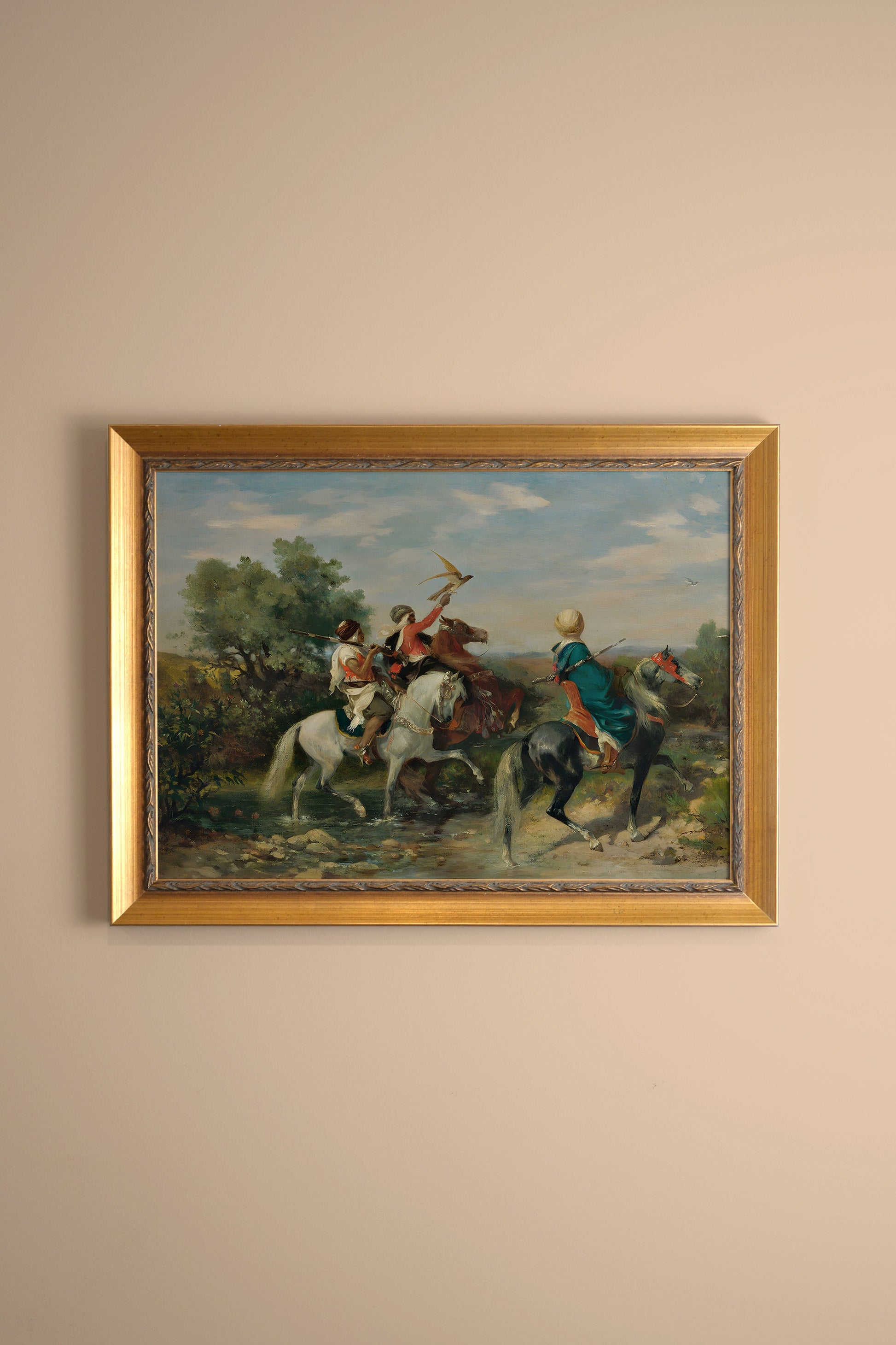Oriental Ride, Vintage Frame Gold