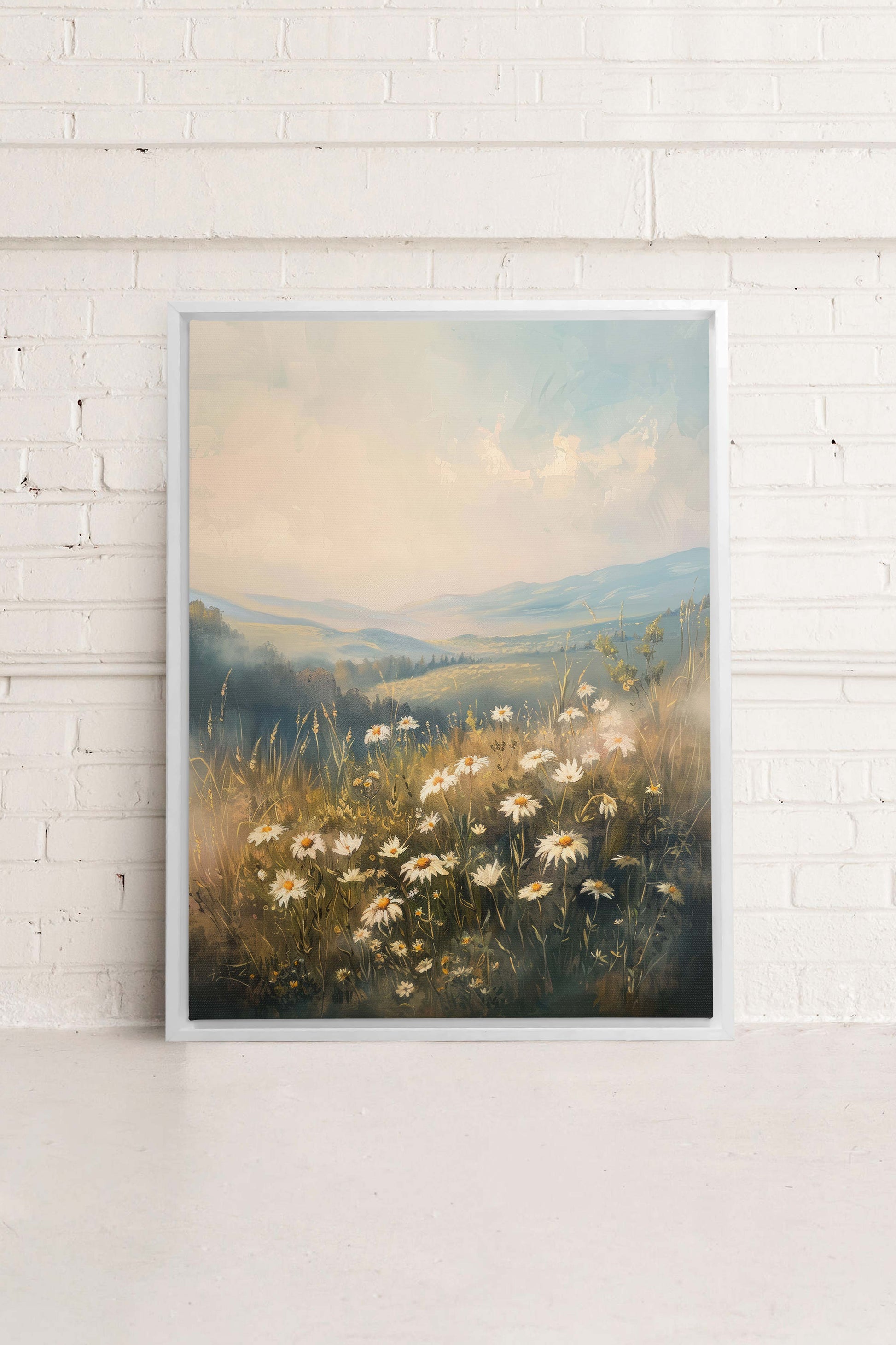 HILLSIDE HARMONY, Stretched Canvas Artwork