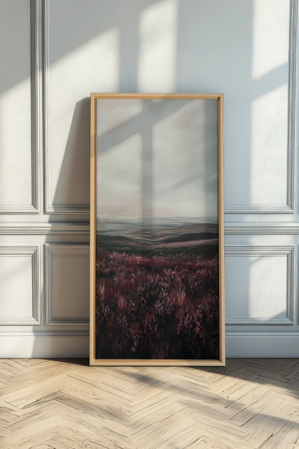 PURPLE STILLNESS, Stretched Canvas Artwork