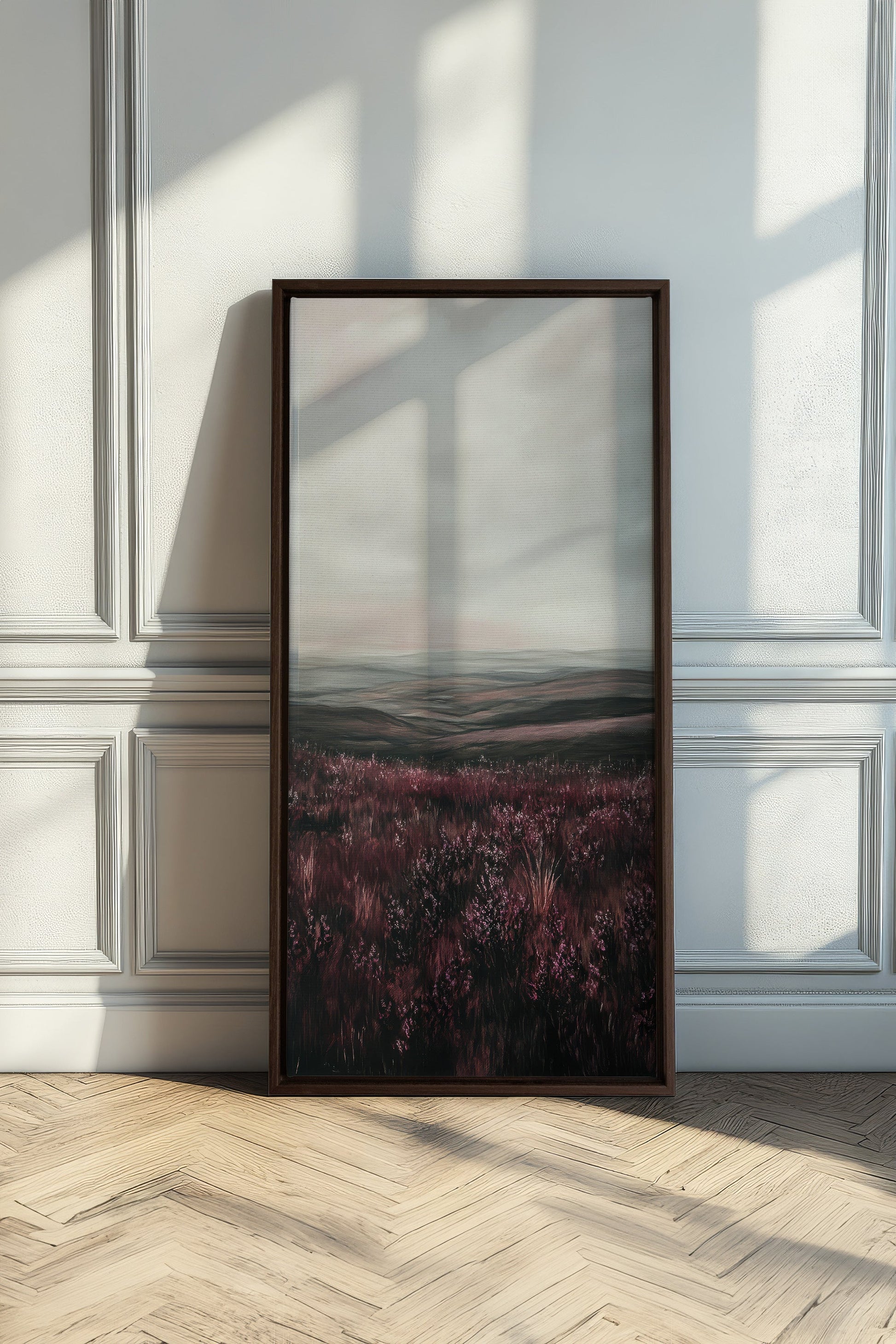 PURPLE STILLNESS, Stretched Canvas Artwork