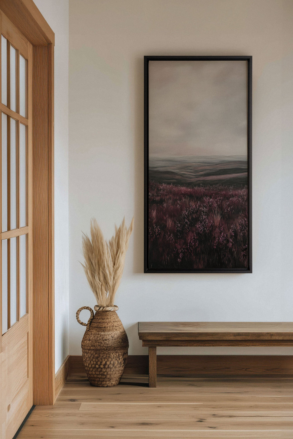 PURPLE STILLNESS, Stretched Canvas Artwork