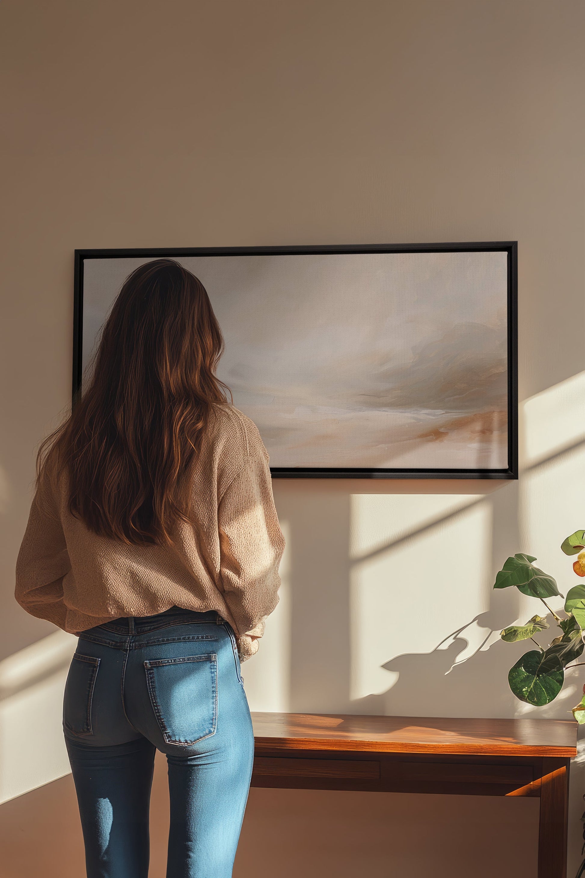 DREAMY HAZE, Stretched Canvas Artwork