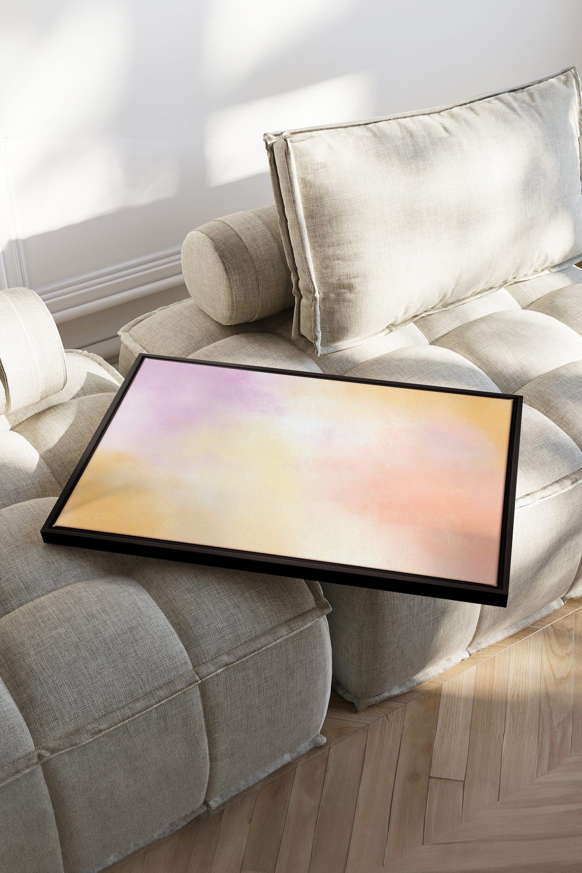 Powdered Glow, Stretched Canvas Artwork