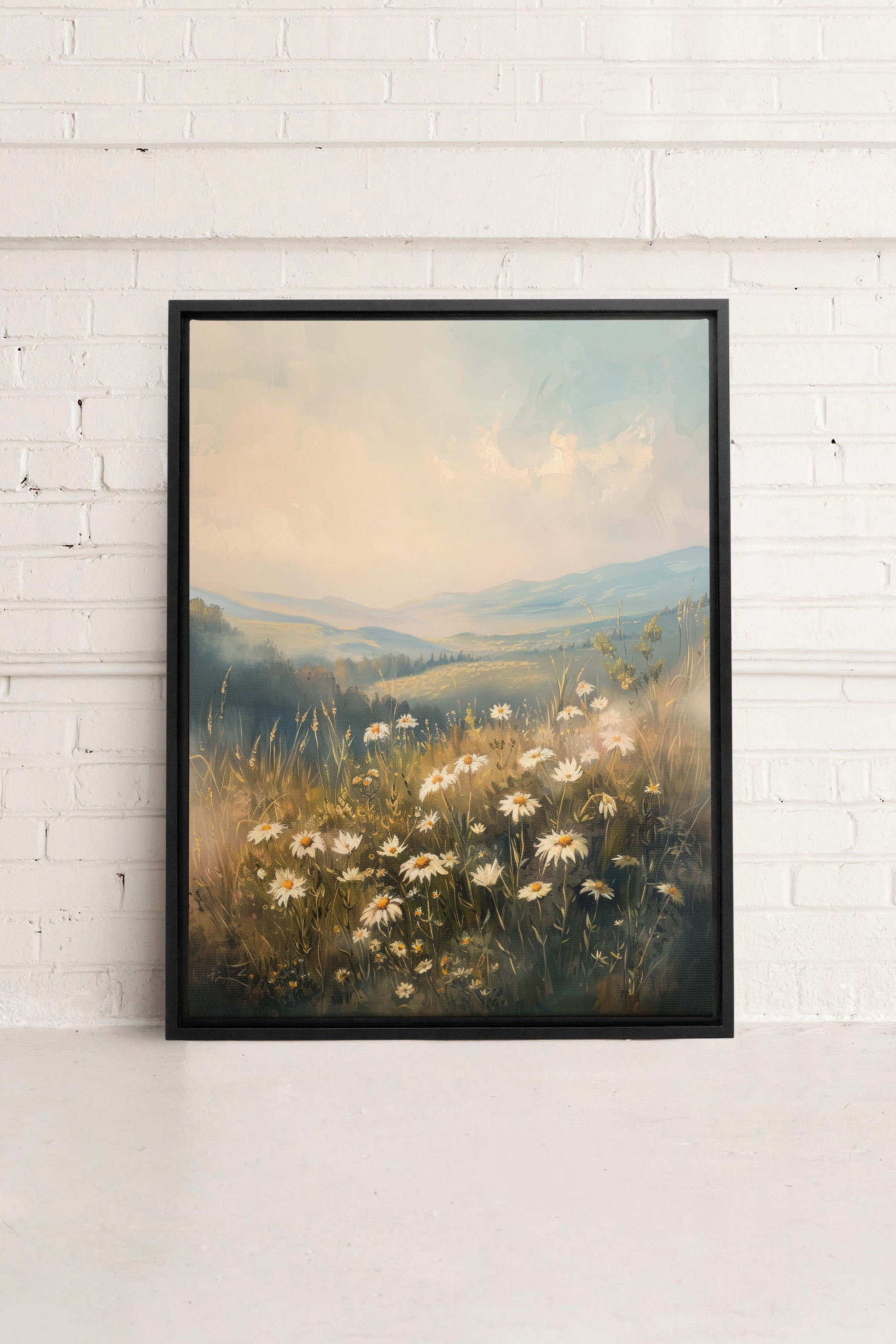 HILLSIDE HARMONY, Stretched Canvas Artwork