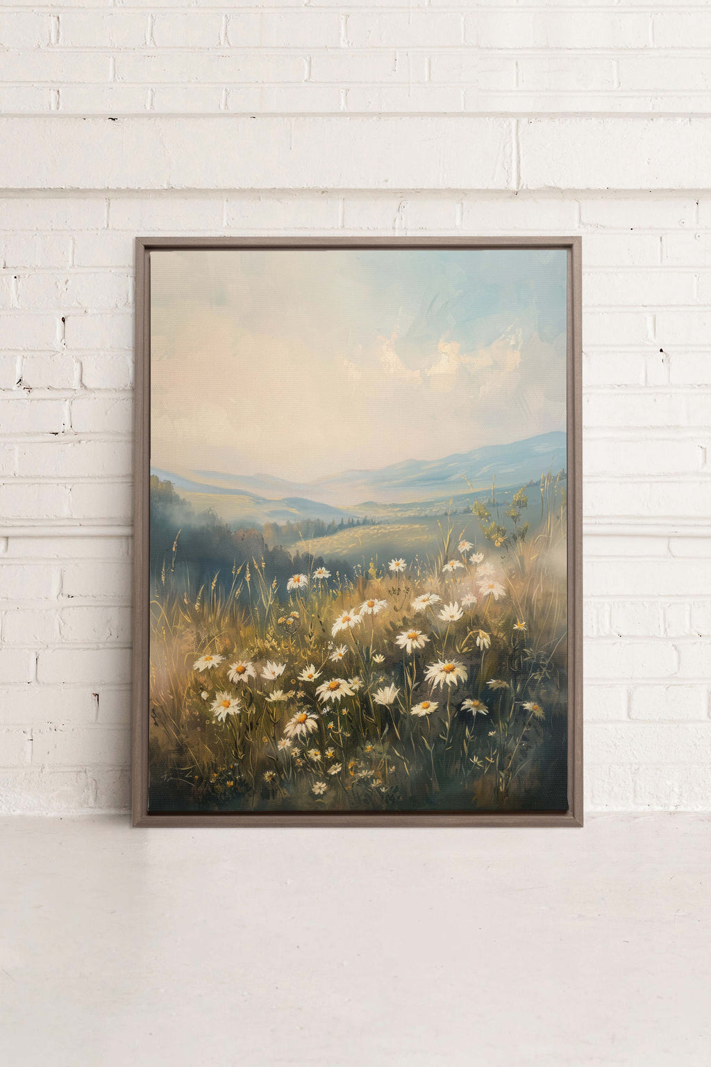 HILLSIDE HARMONY, Stretched Canvas Artwork