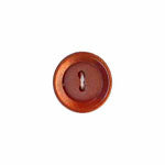 Elan ; Bouton 2 trous, rouille, 22 mm