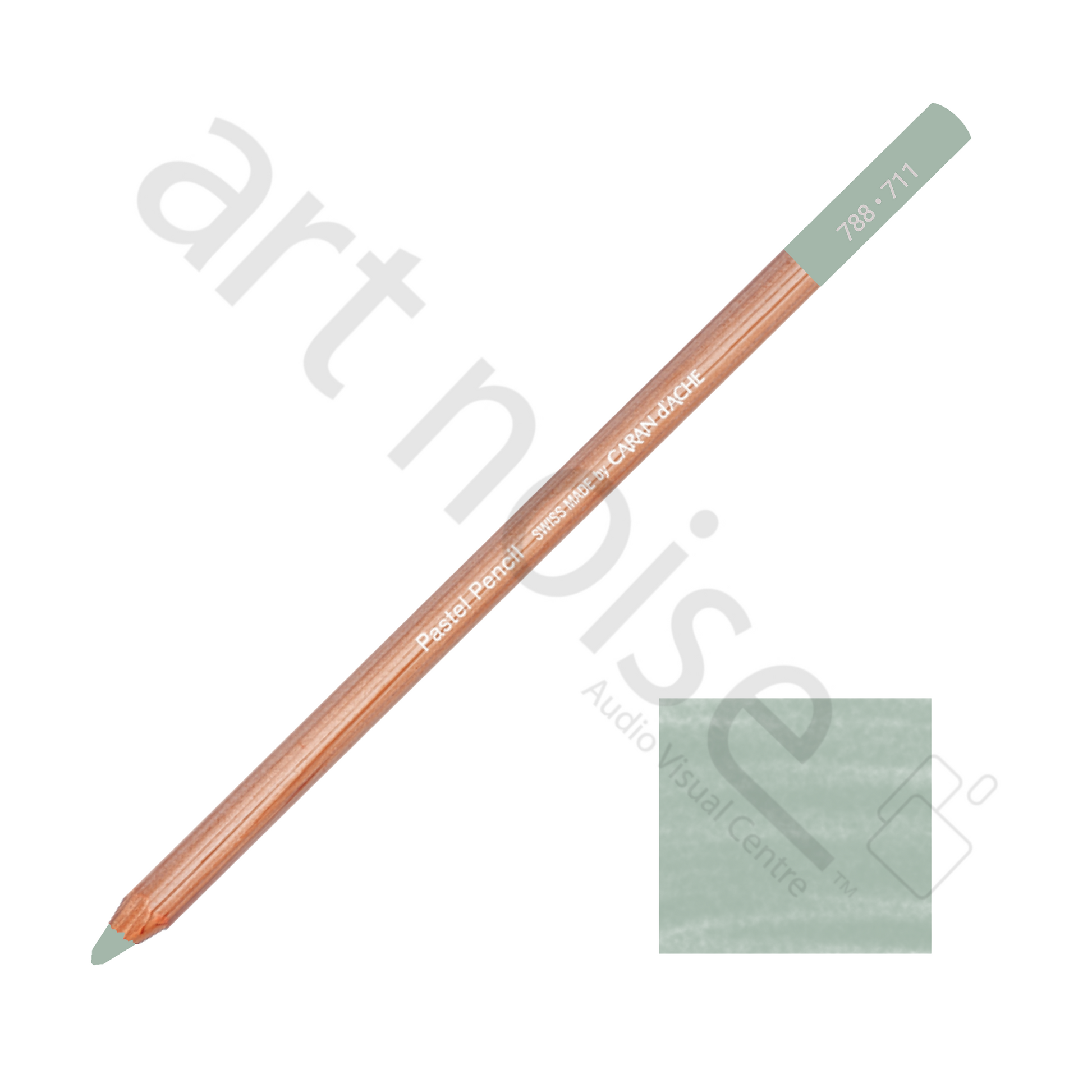 Caran d'Ache - Pastel Pencil - Greens and Blues