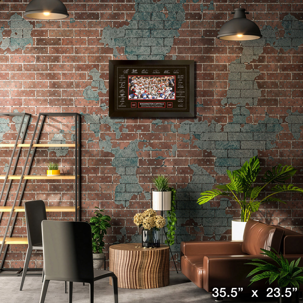 Washington Capitals 2018 Stanley Cup Replica Signature Frame