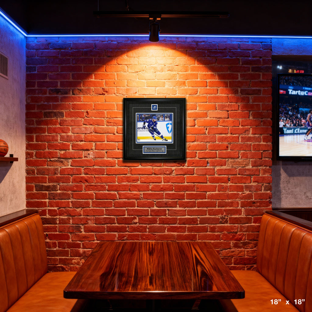 Nikita Kucherov Framed Pin & Plate Tampa Bay Lightning